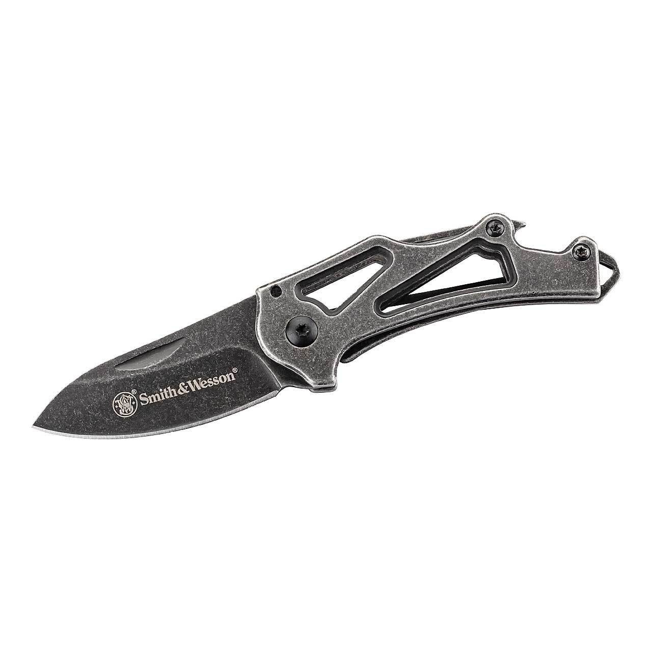 Smith and Wesson Карманные ножи Smith and Wesson Карманные ножи Stonewash Keychain, Smith and Wesson Карманные ножи Stonewash Keychain