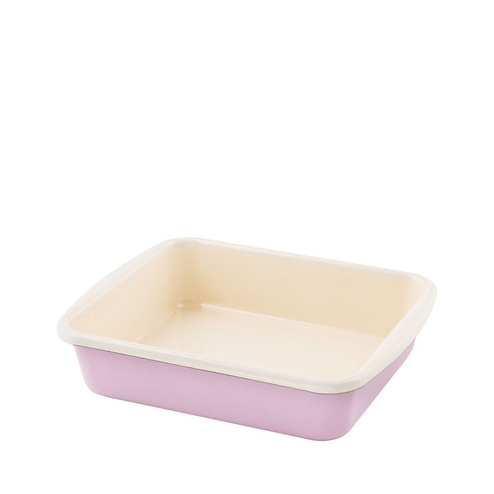 Riess Ersatzscherkopf Riess Classic Pastell Minibackofenform Rosa Emaille 24,8x20,0x5,5 cm