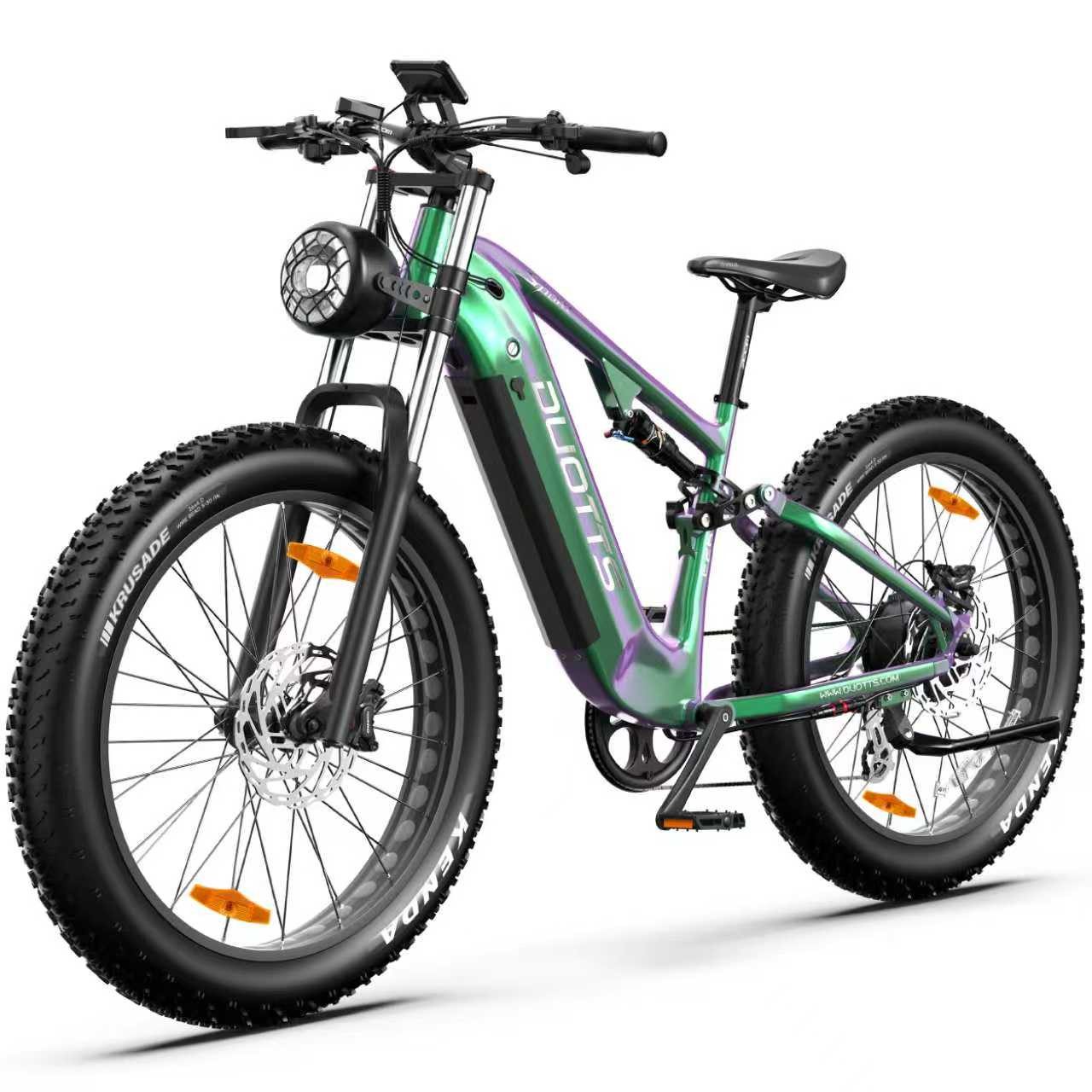 DUOTTS E-Bike Cityrad E26 48V 20Ah 960Wh 120km Reichweite 26x4,0 Reifen 8Gang Elektrisches, 8 Gang, Kettenschaltung, Heckmotor, 960 Wh, Fat-Tire E-Mountainbike e bike für herren u.damen