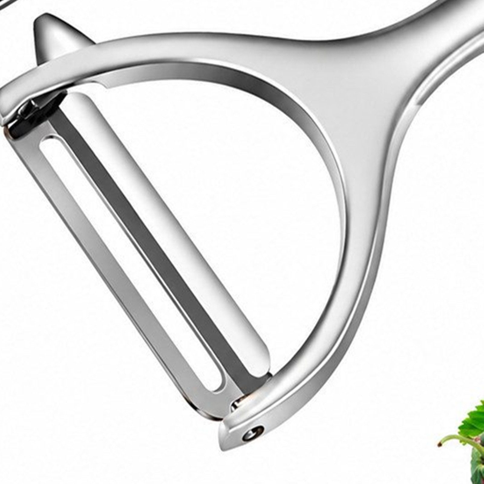 Forrlite Sparschäler Sparschäler 2er Set, Edelstahl Y- & I-Form für Obst & Gemüse, (Sparschäler 2er Set Edelstahl Y- & I-Form Gemüseschäler für Obst Gemüse Kartoffeln)
