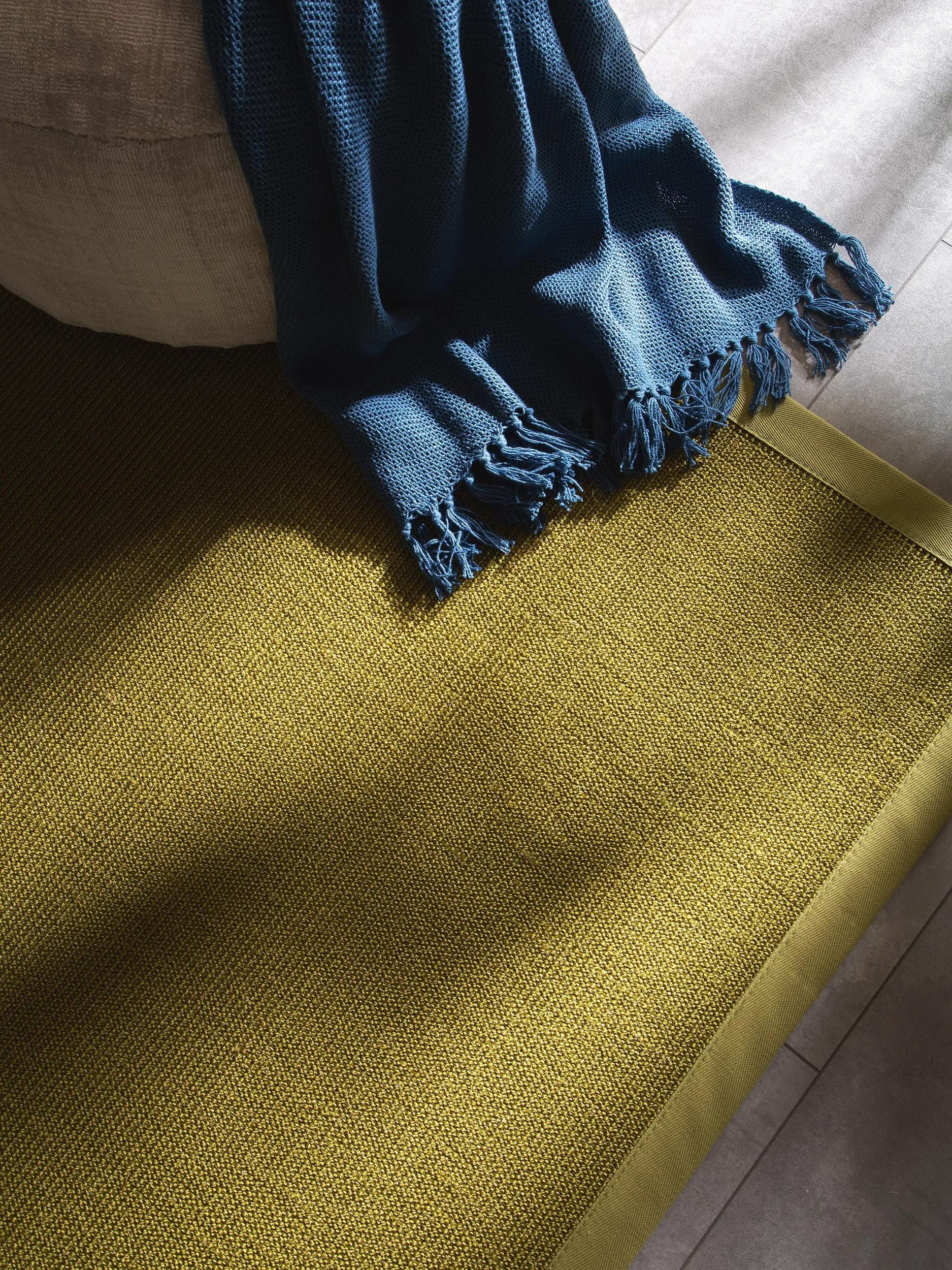 benuta Sisalteppich Sana, quadratisch, Höhe: 5 mm, 100% Sisal Naturfaser, Teppich Wohnzimmer, Esszimmer, Schlafzimmer