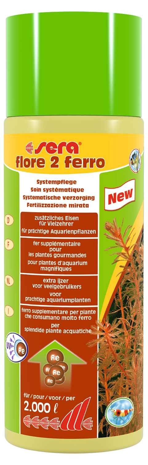 Aquarien-Substrat sera flore 2 ferro Eisendünger 500 ml