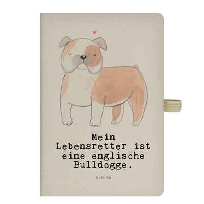 Mr. & Mrs. Panda Notizbuch Englische Bulldogge Lebensretter - Transparent - Geschenk, Notizen, S Mr. & Mrs. Panda, Hardcover