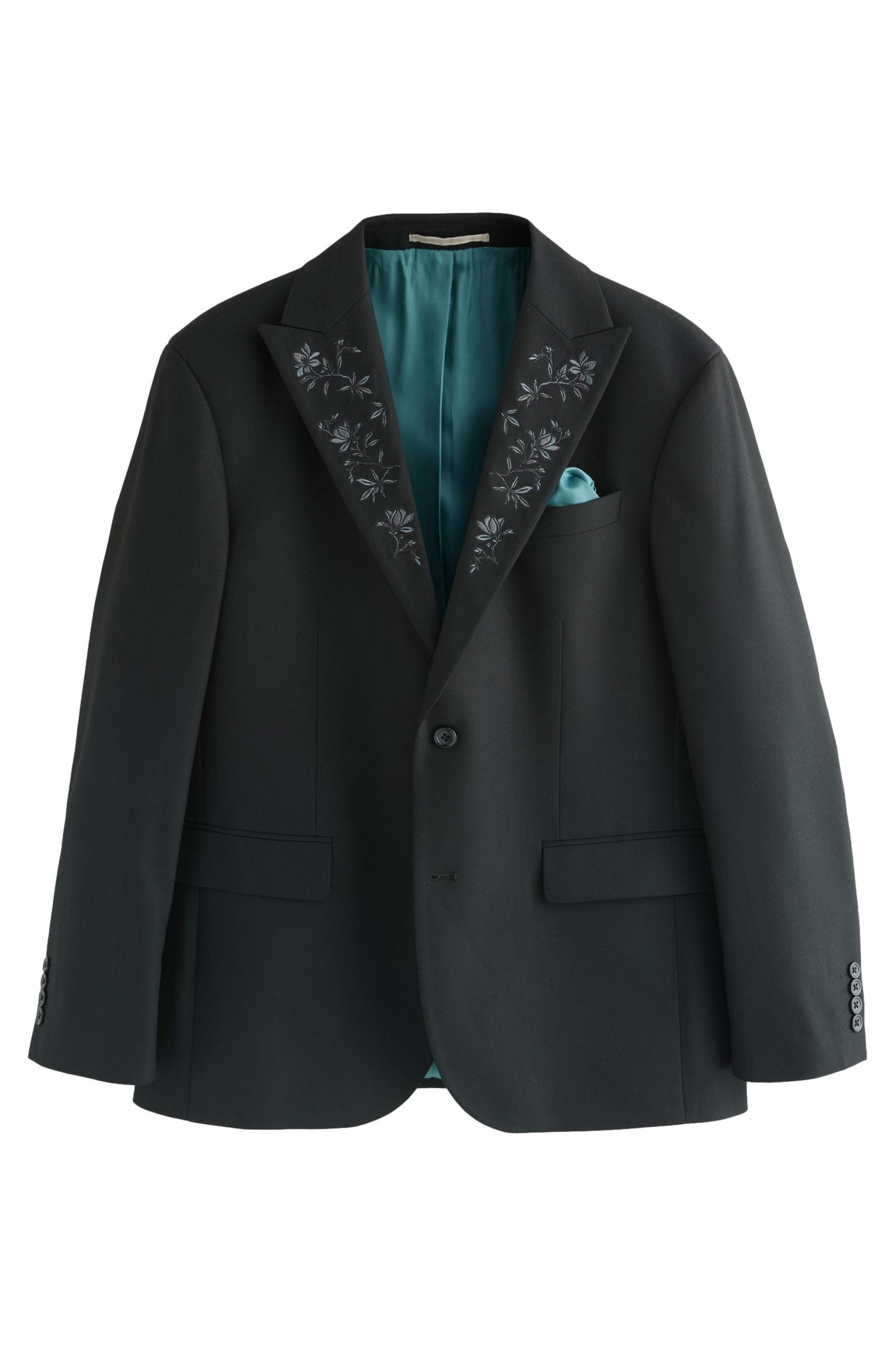 Next Sakko Relaxed Fit Anzugsakko aus Flanell mit Revers (1-tlg)