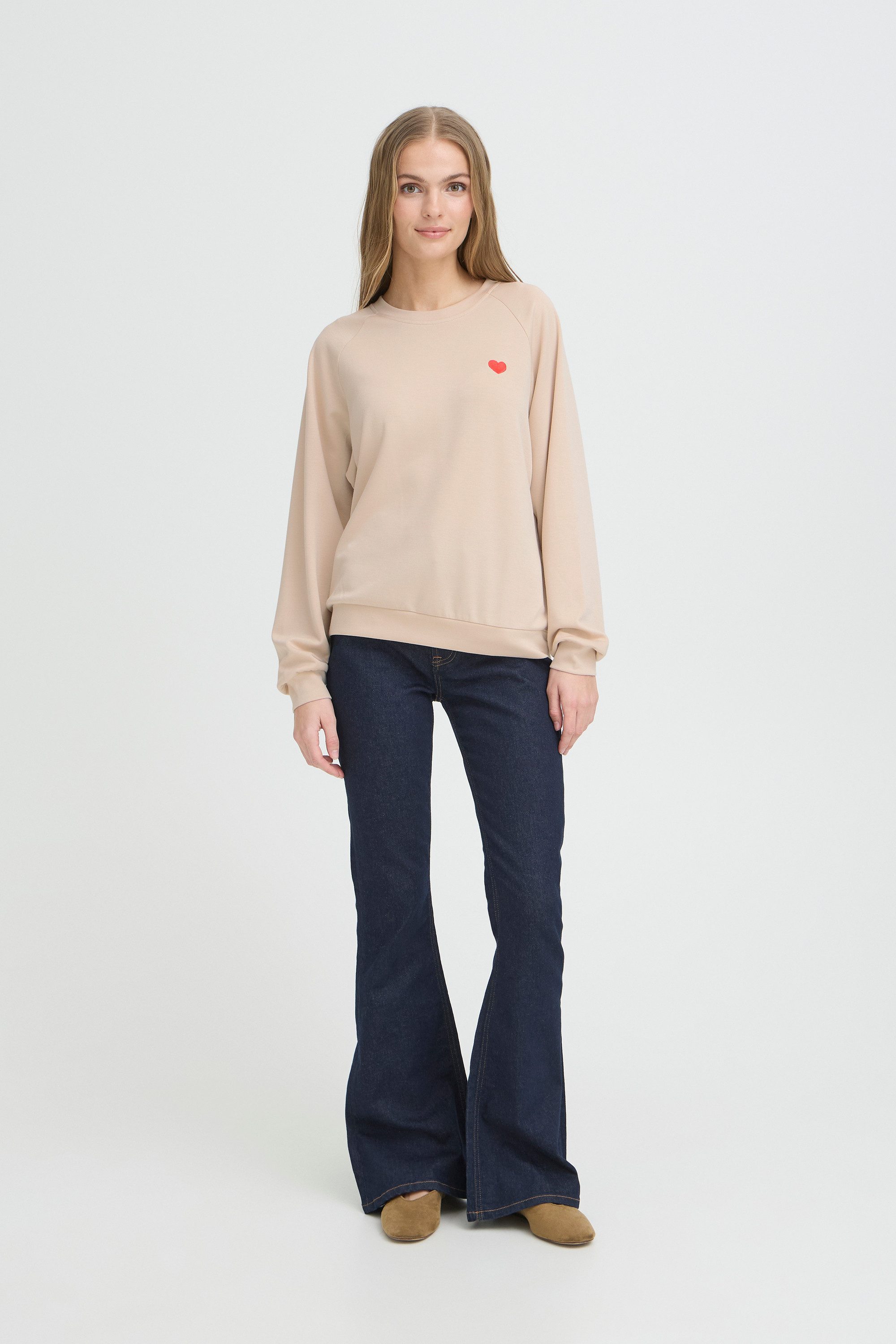 Ichi Fleecepullover Sweatshirt IXSVALA