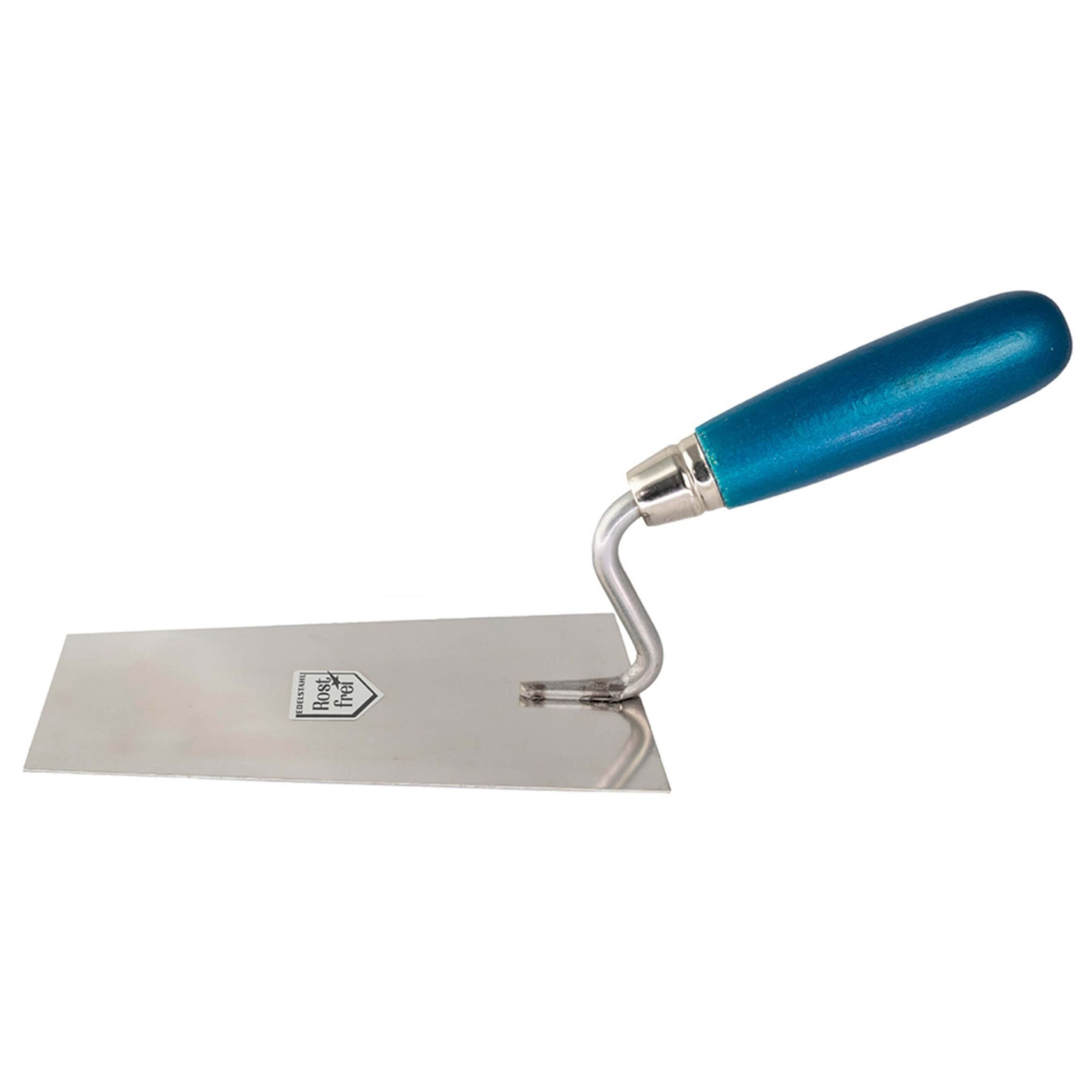 TRUFA Maurerkelle Tiroler Maurerkelle (16 cm, blau, 1-St) Rostfrei, Holzgriff, für Putz- und Maurerarbeiten