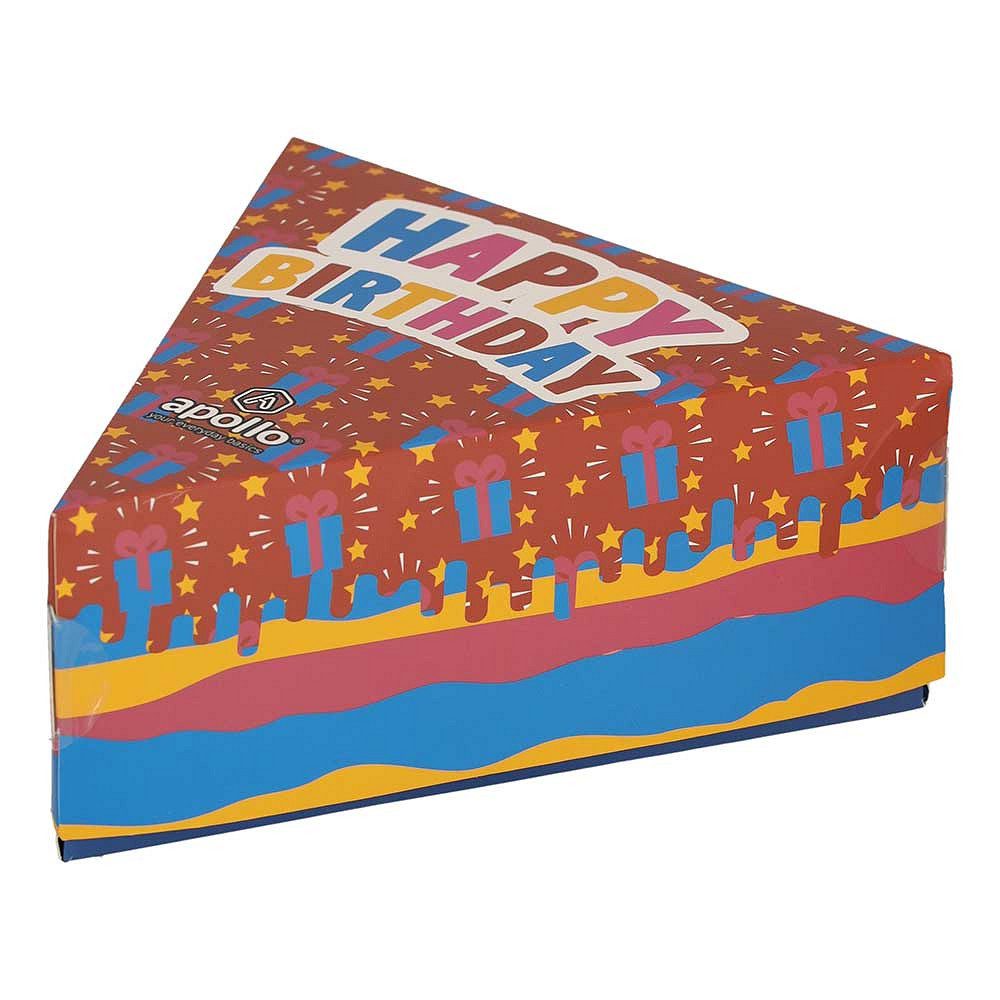 Apollo Socken Party Socken (3-Paar) 3 Paar, verpackt in einer Geschenk-Box im Tortenstück-Design