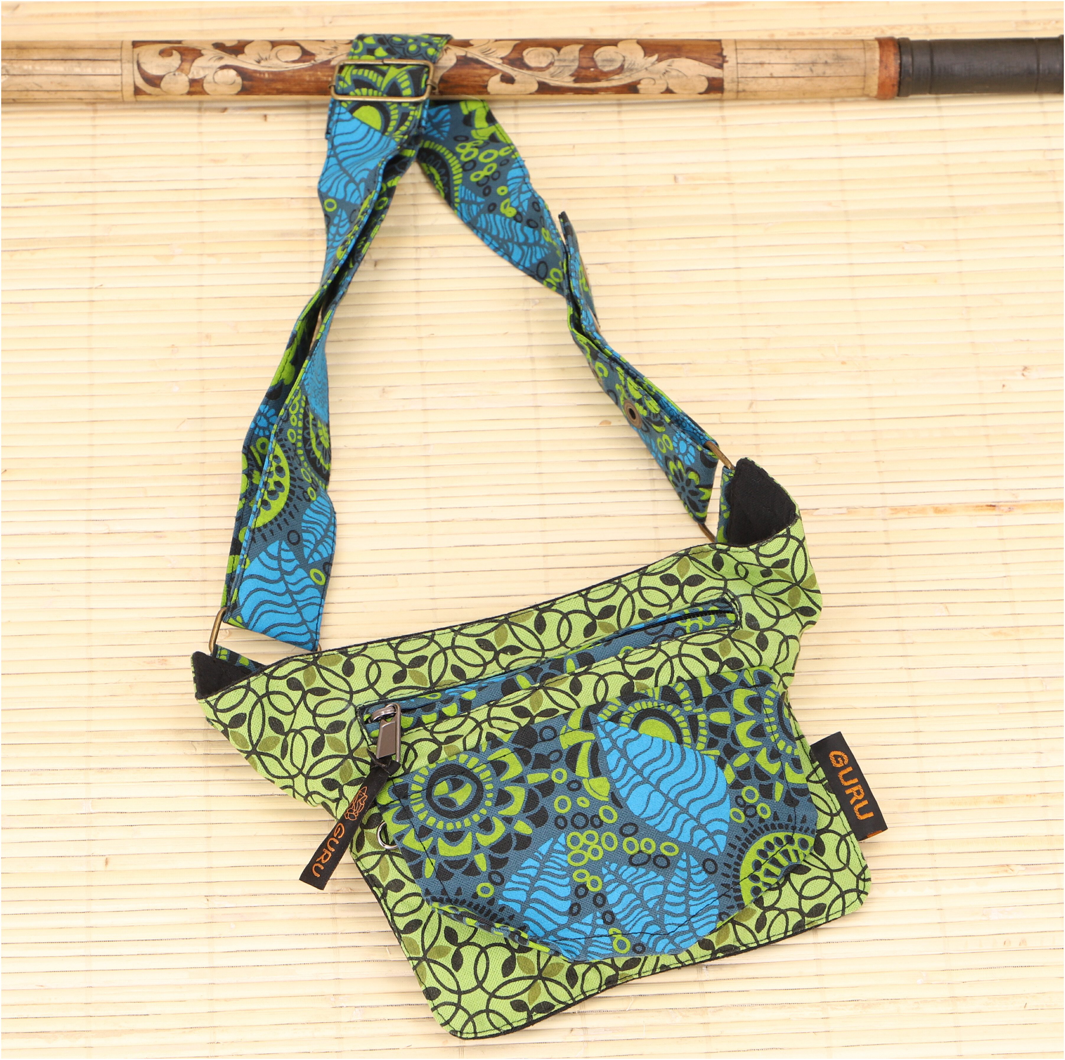 Guru-Shop Gürteltasche Farbenfrohe Gürteltasche, Festival Bauchtasche,..