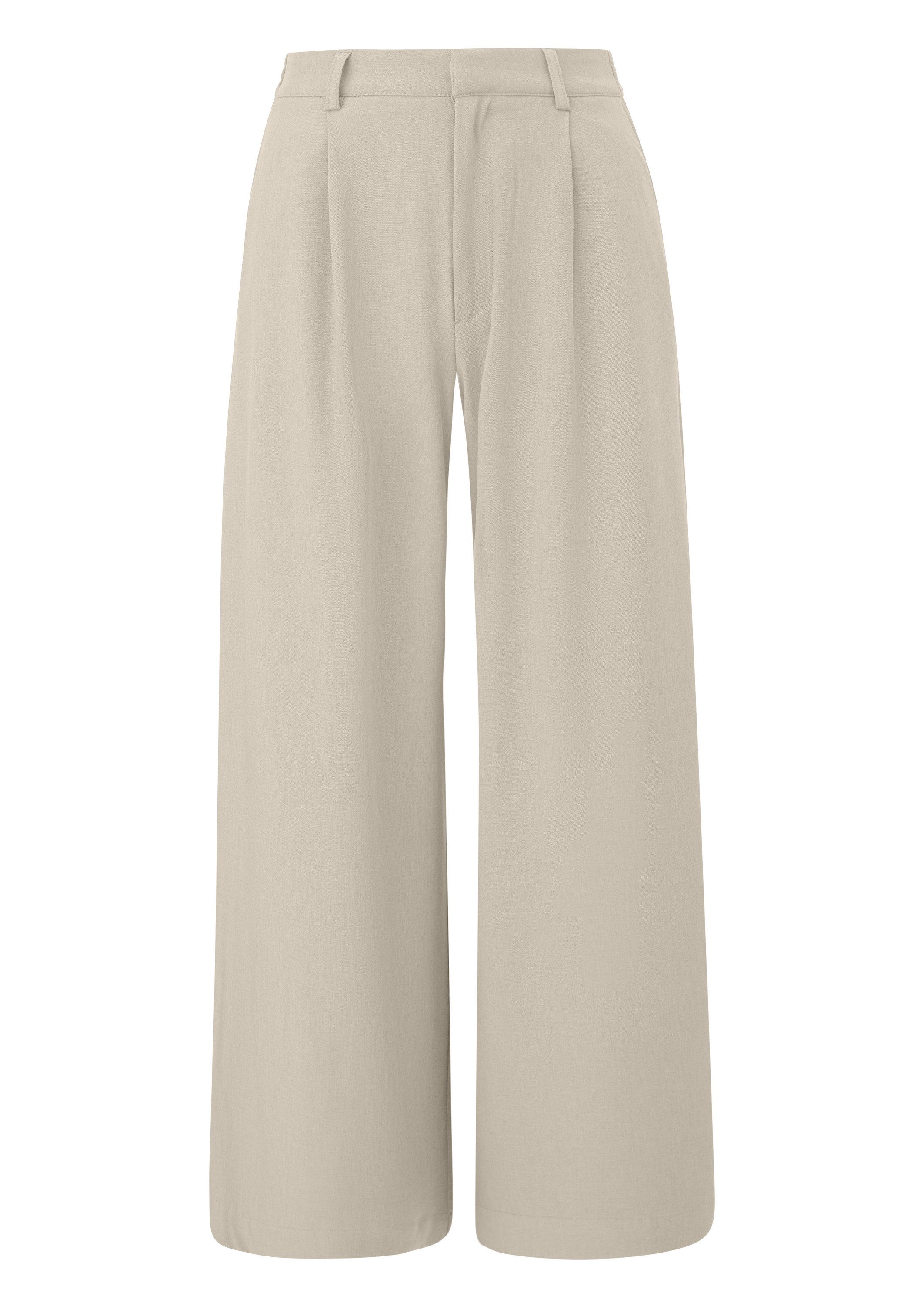 QS Chinos Hose Bundfaltenhose, QS x Vanessa Mai günstig online kaufen