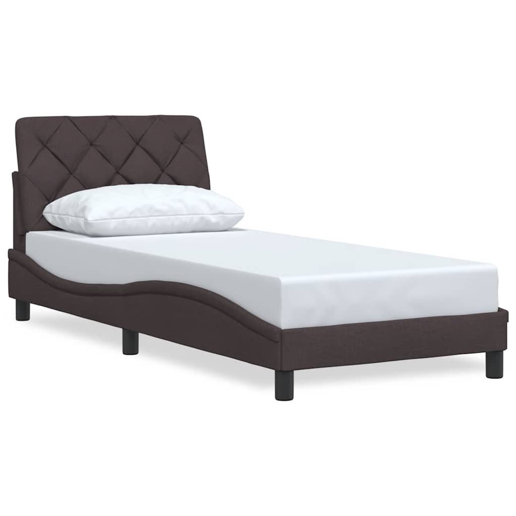vidaXL Bett Bettgestell ohne Matratze Dunkelbraun günstig online kaufen