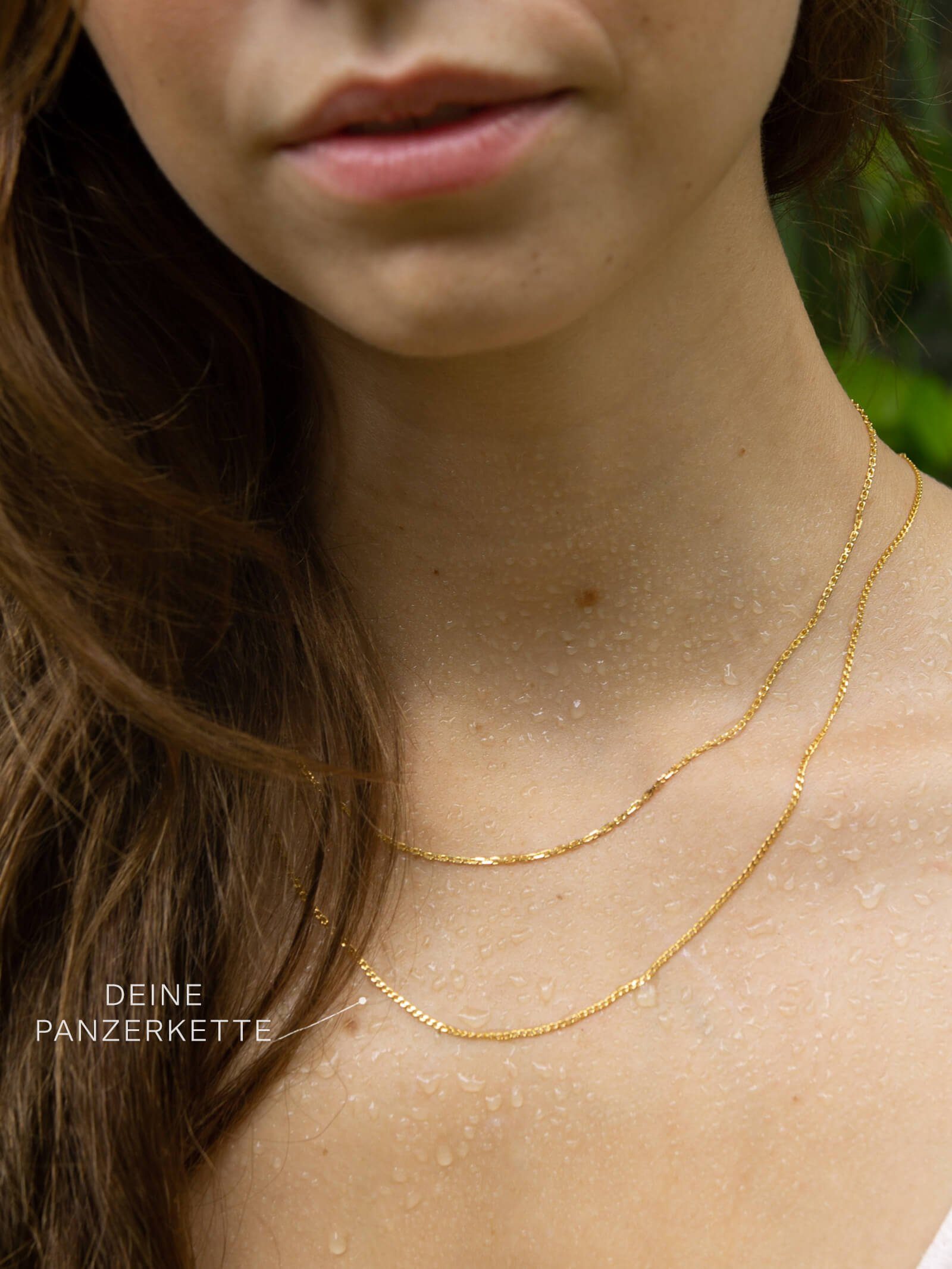 modabilé Kette ohne Anhänger Panzerkette SINCERE Vergoldet, Damen Halskette günstig online kaufen