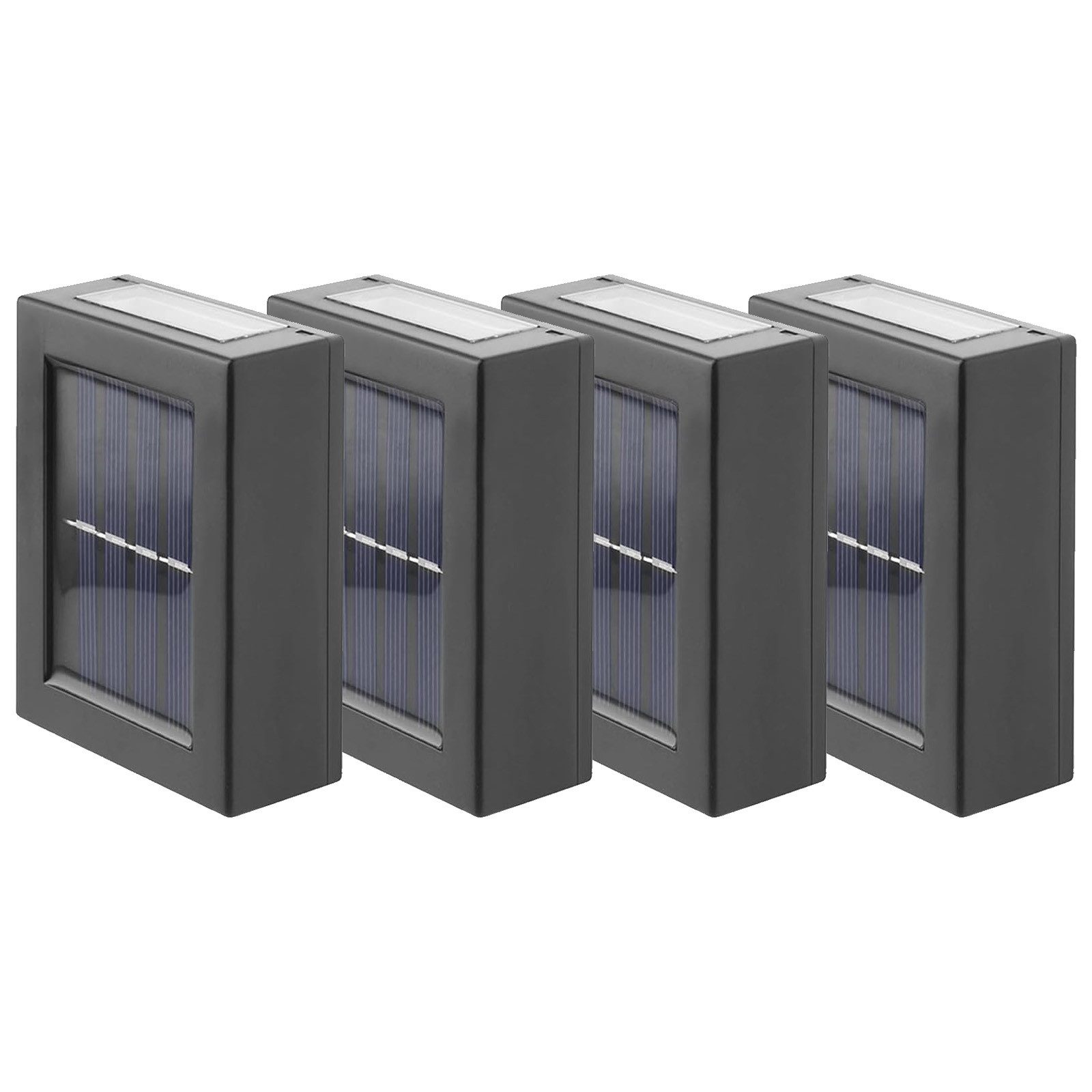 BlingBin LED Wandleuchte 4 Stück Solar günstig online kaufen