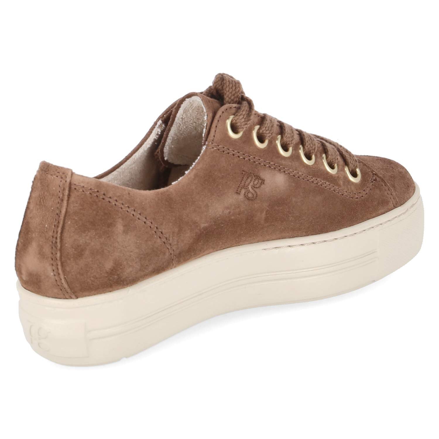 Paul Green Paul Green Sneaker Low 4790-849 Damen Rauleder brown Schnürschuh – Bild 4 von 5