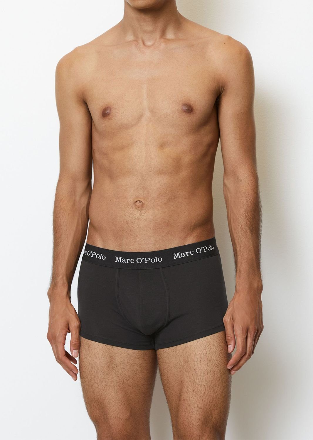 Marc O'Polo Boxershorts Essentials (6-St) Trunk, Logo-Bund, ohne Eingriff, im 6er Pack