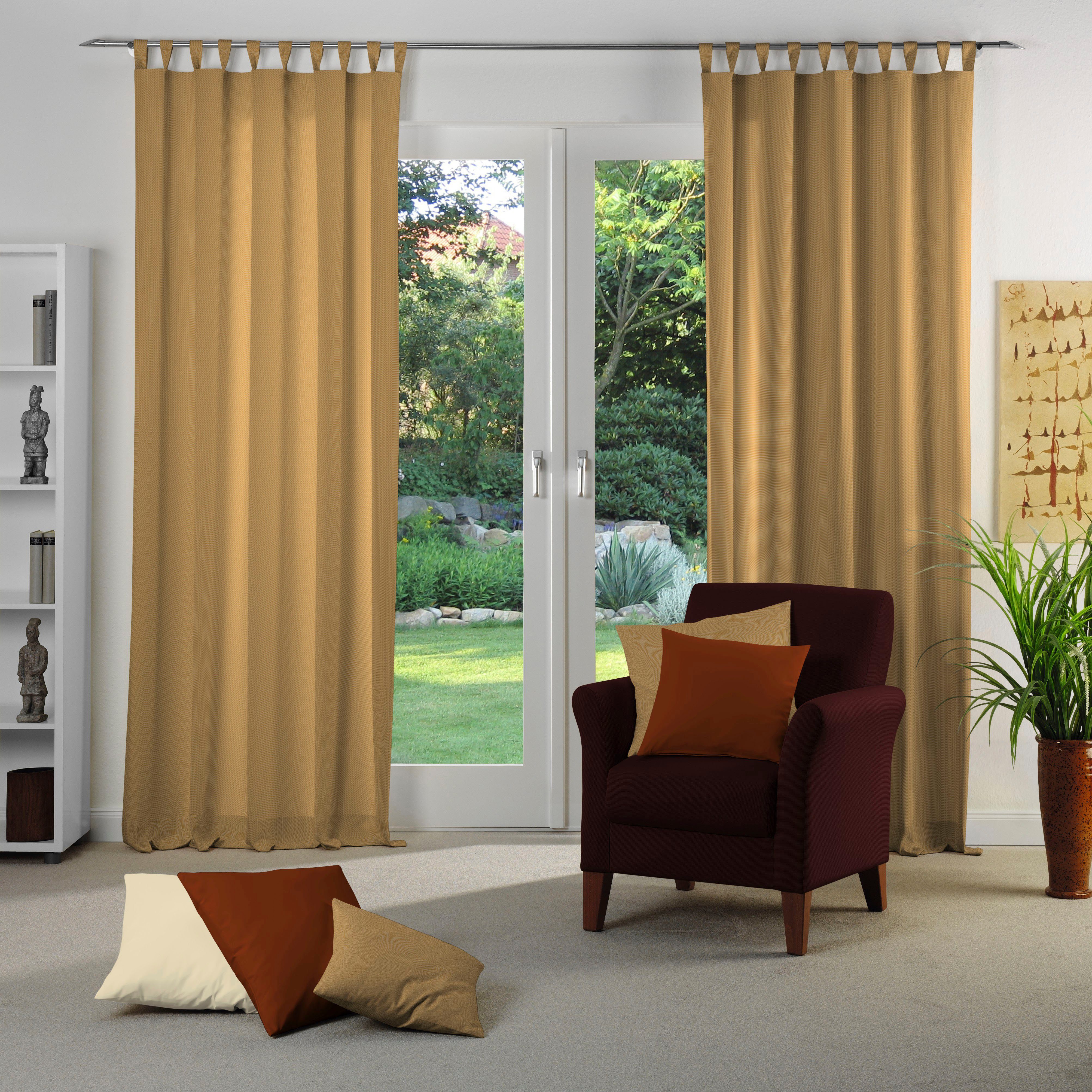 Adam Vorhang Uni Collection (1 St), Schlaufen, blickdicht, Blickdichter aus 100% Bio-Baumwolle