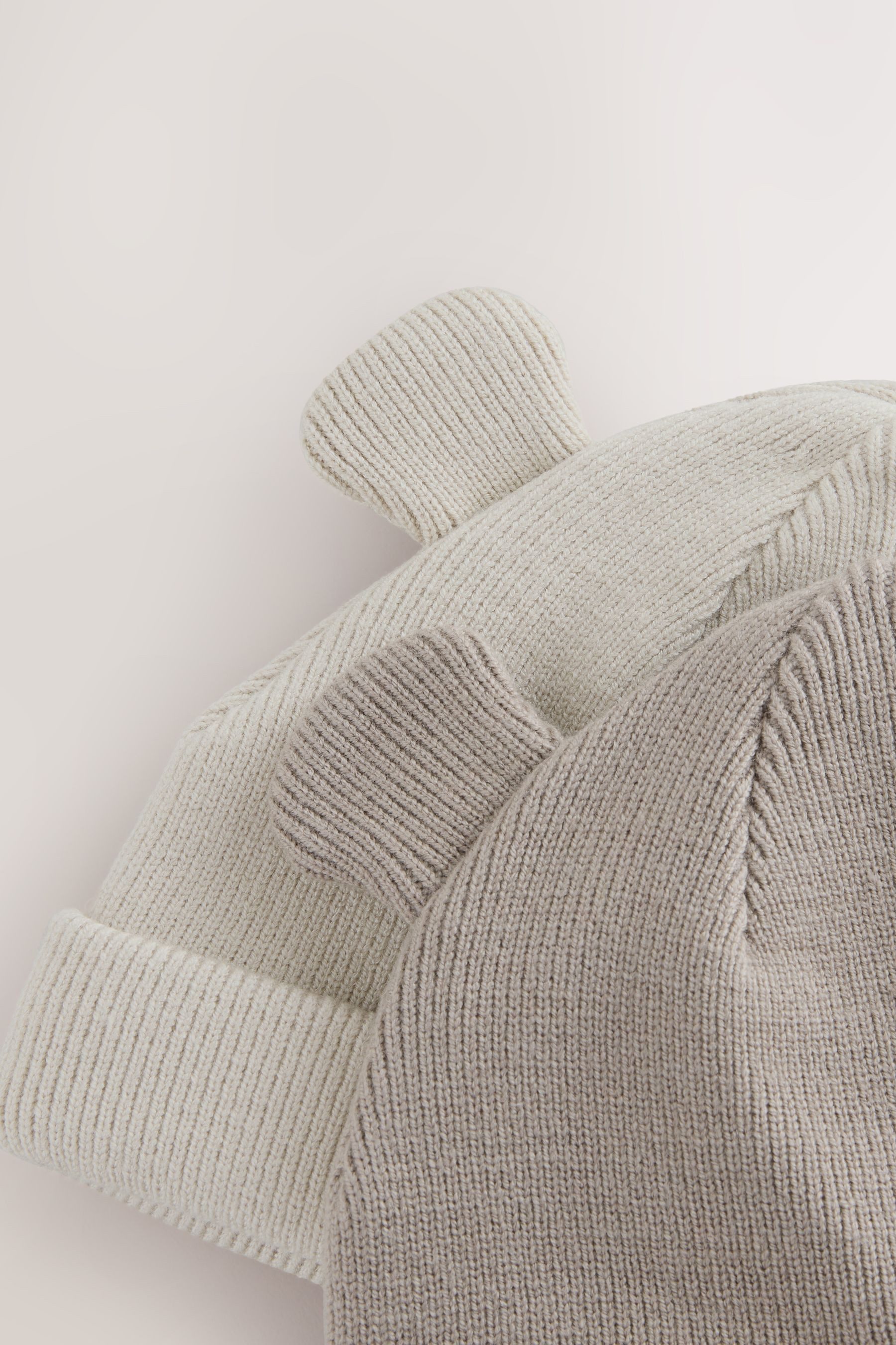 Next Beanie 2er-Pack Strickmützen für Babys (2-St)