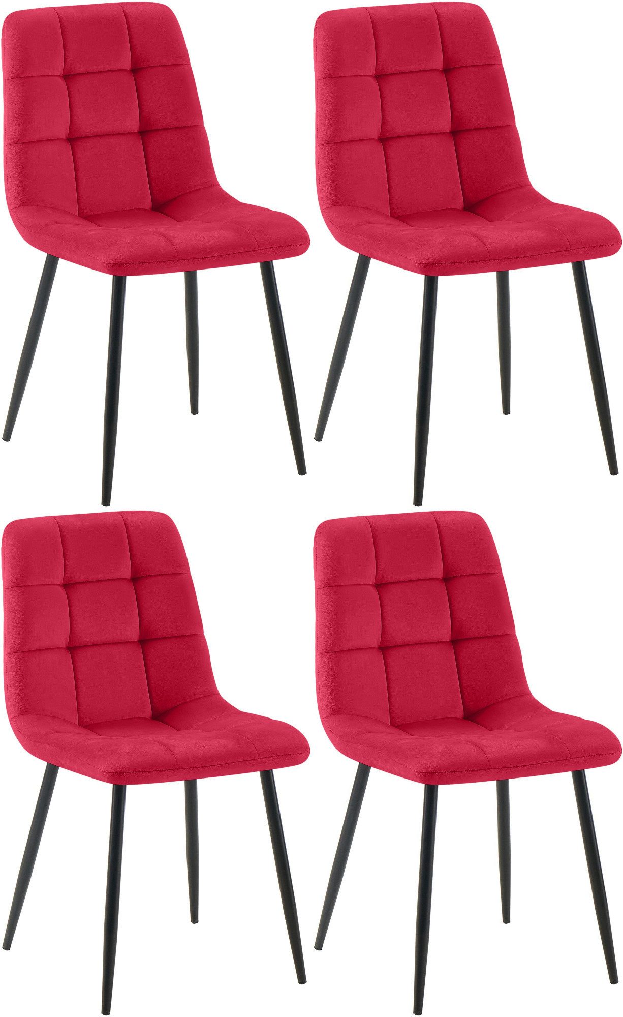 CLP Esszimmerstuhl Tilde (4er Set), mit günstig online kaufen