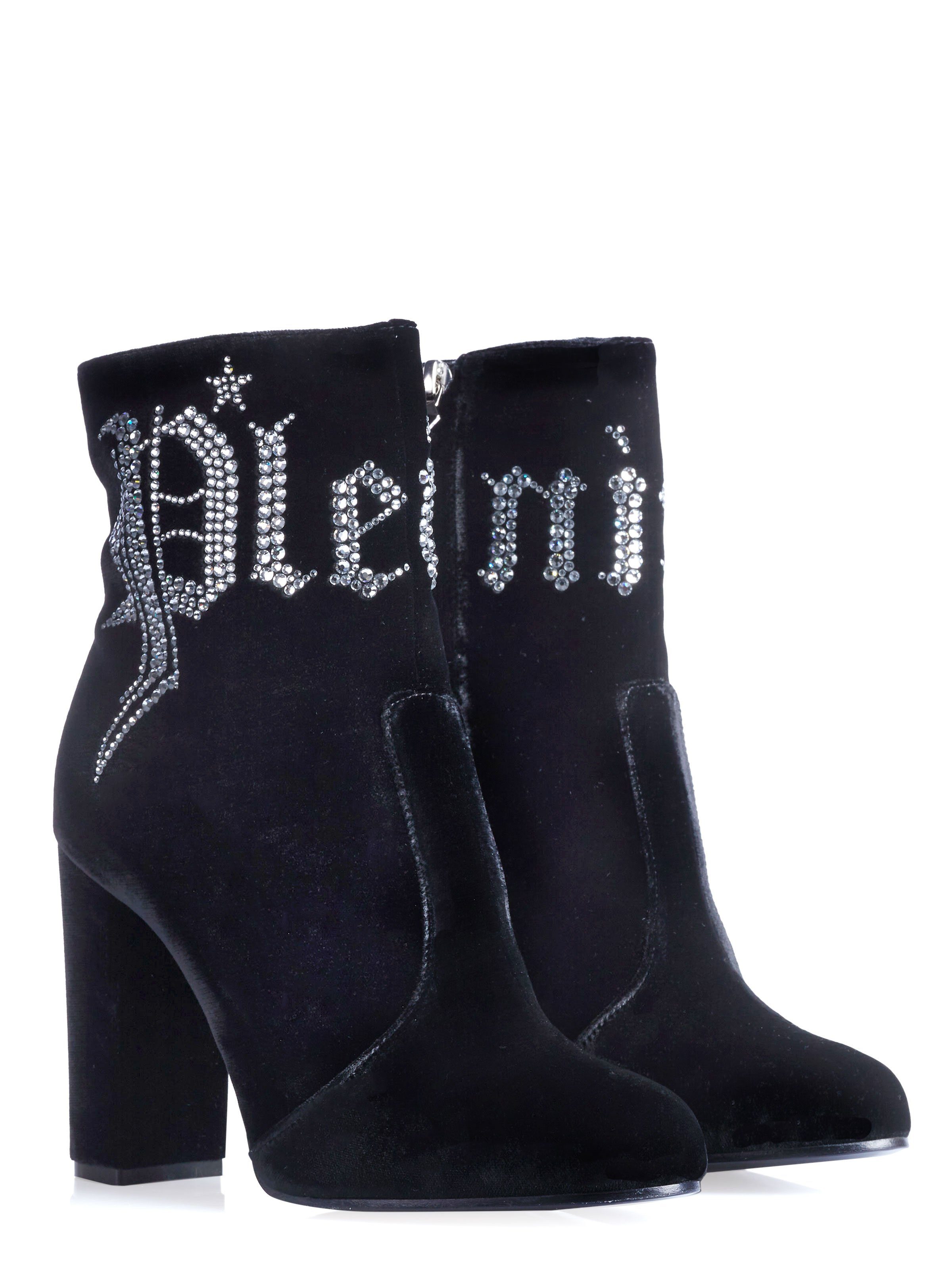 PHILIPP PLEIN Philipp Plein Stiefel schwarz Ankleboots