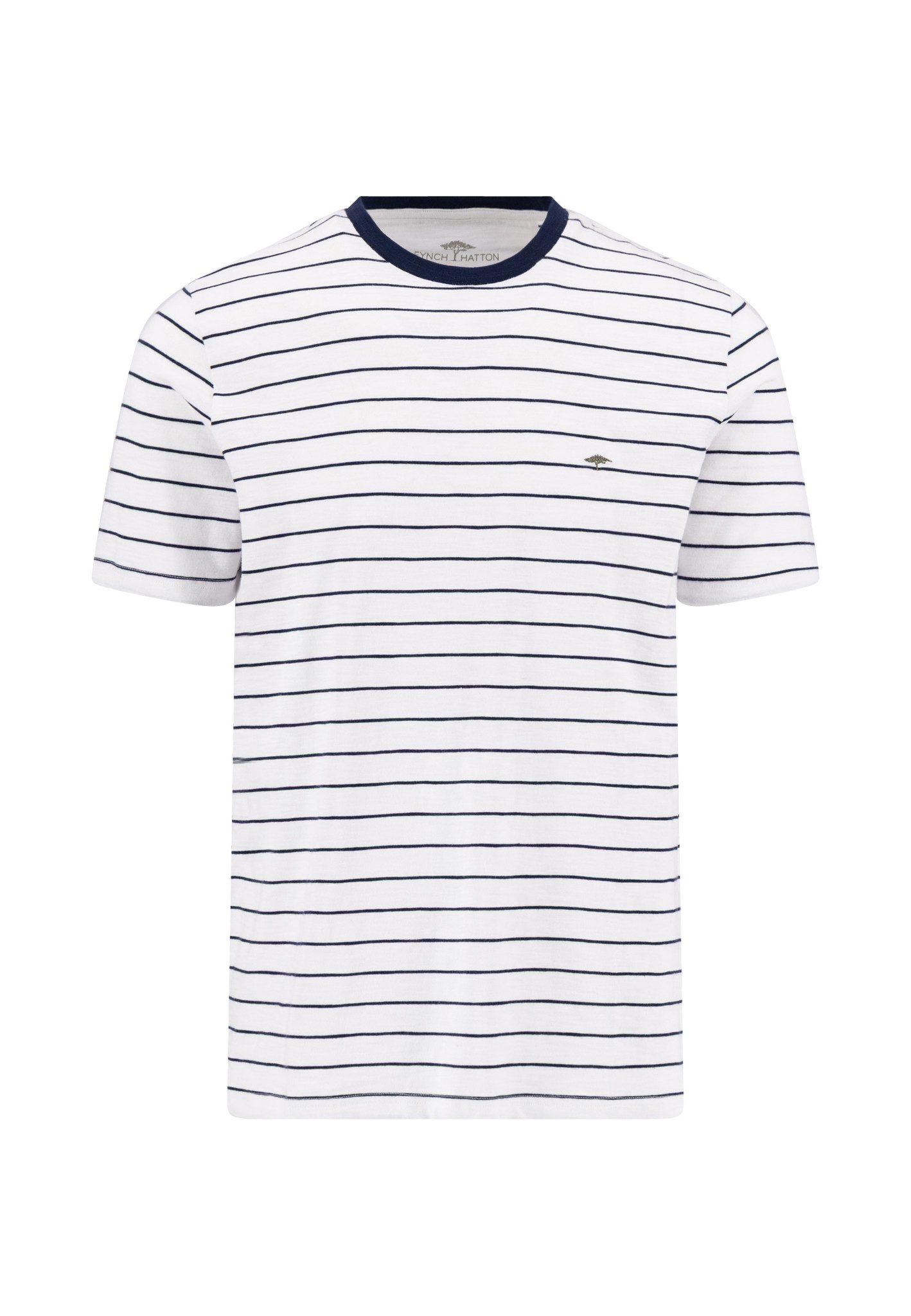 FYNCH-HATTON T-Shirt mit Streifen Muster