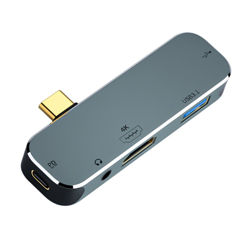 O17C Adapter USB Typ-C auf USB 2.0, USB 3.1, USB-C mit PD, HDMI, 3,5mm Audio- & Video-Adapter