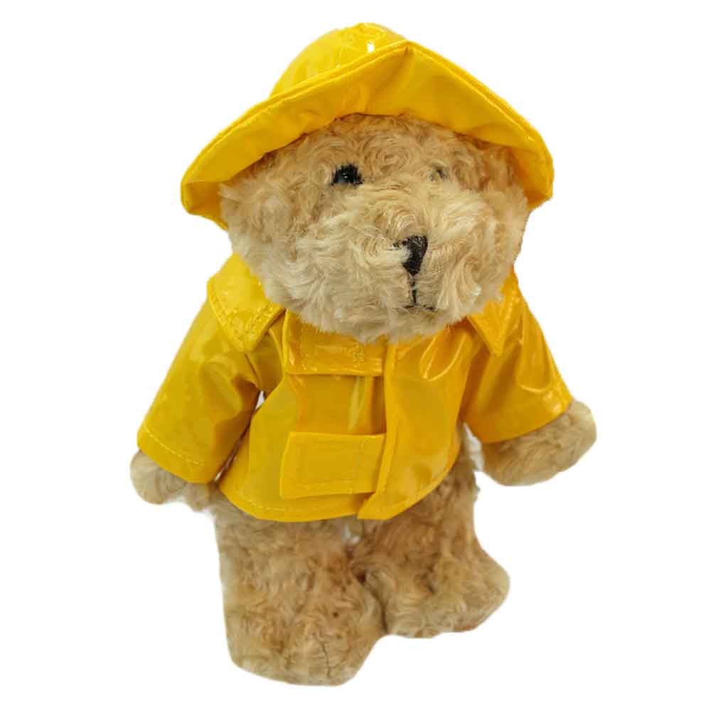 Euro Souvenirs Kuscheltier Teddy mit Regenjacke - ca. 23 cm (1-St)