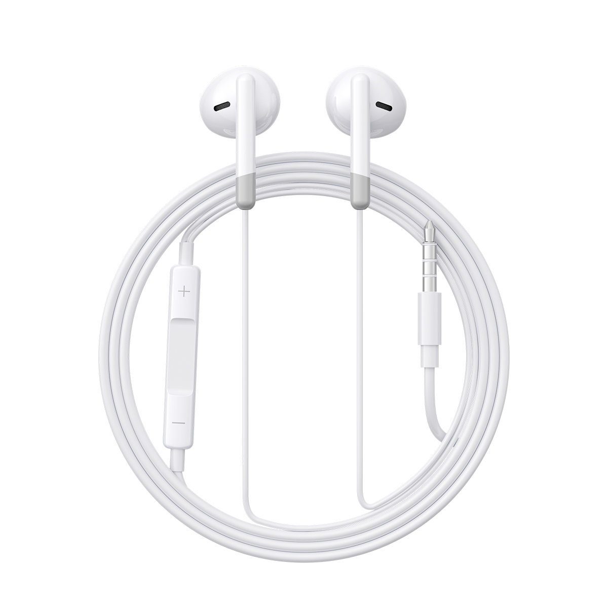 JOYROOM Kabelgebundene In-Ear-Kopfhörer Kopfhörer mit Fernbedienung und Weiß Miniklinke
