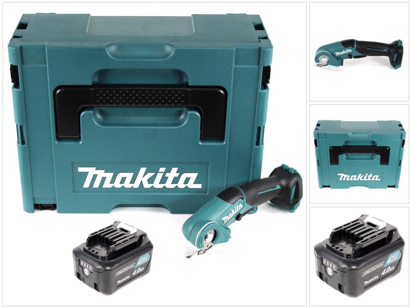 Makita Akku-Multifunktionswerkzeug CP 100 DM1J Akku Universalschere 10,8V Multi Cutter im Makpac + 1x 4