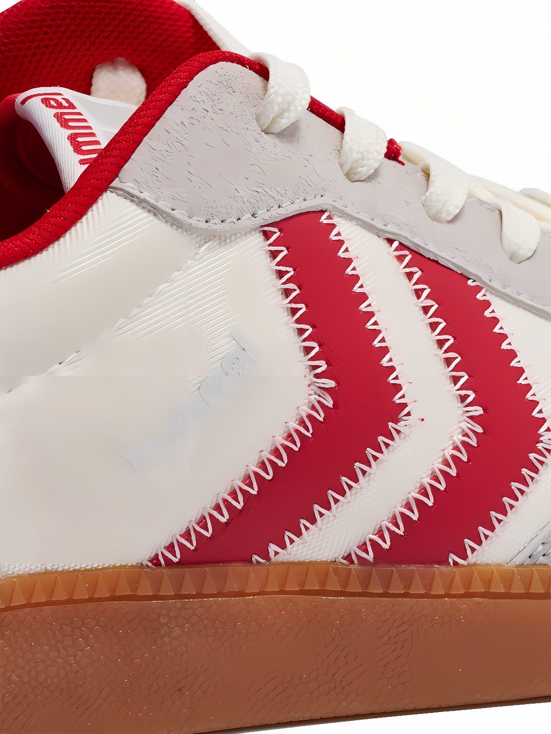 Marshmallow/Crimson