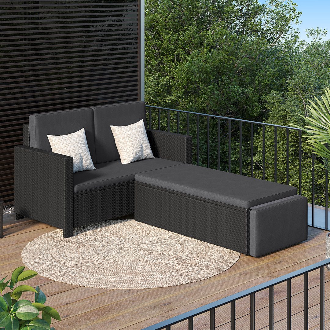 STEELSØN Gartenlounge-Set Elnath, (Gartensofa für 2 günstig online kaufen