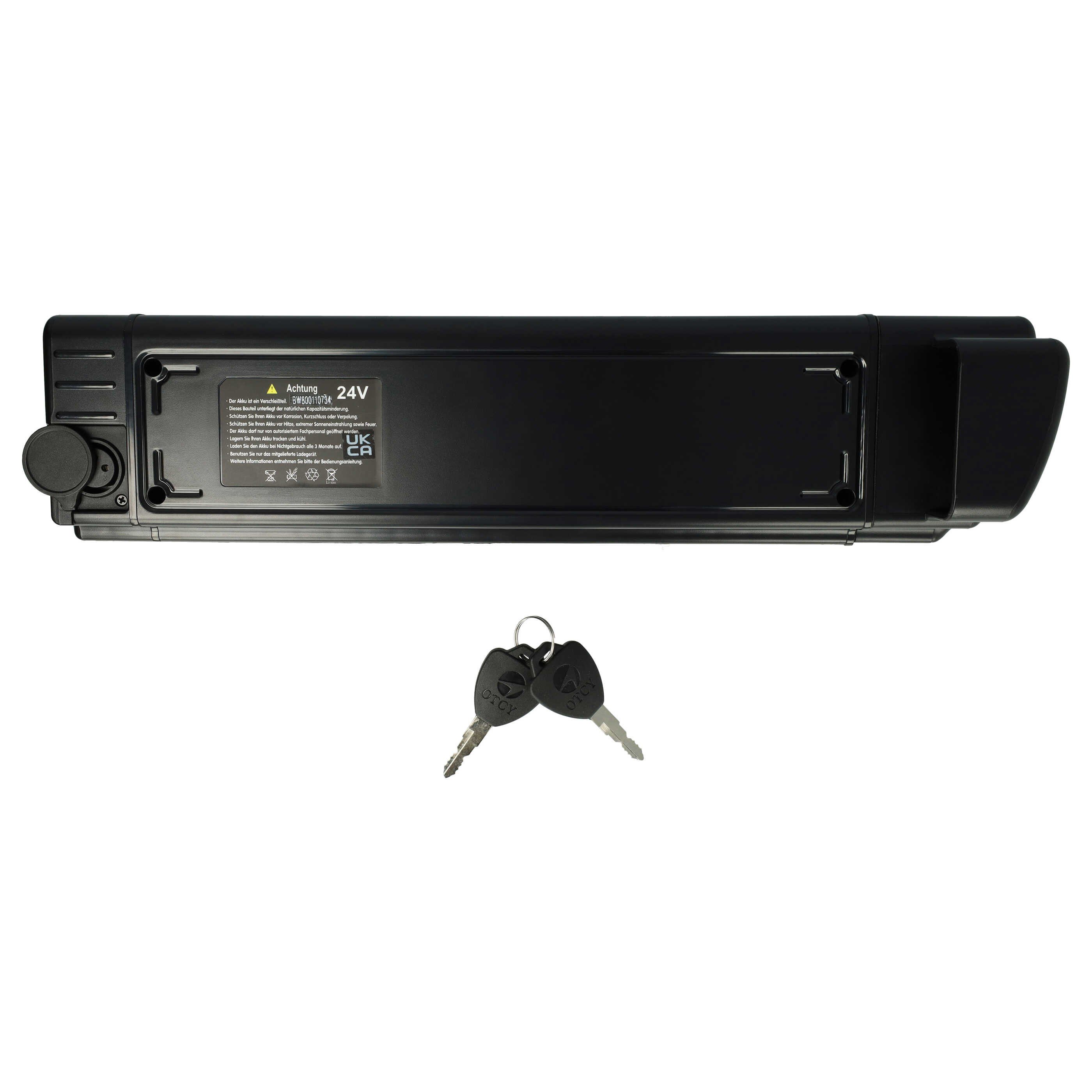 vhbw Akku passend für Prophete Damen Alu-City 26 ECC300 Fahrrad / E-Bike E-Bike Akku Akku Li-Ion 10400 mAh (25,4 V), Leistungsfähiger Austausch-Akku für Pedelec, Elektrofahrrad, E-Bike