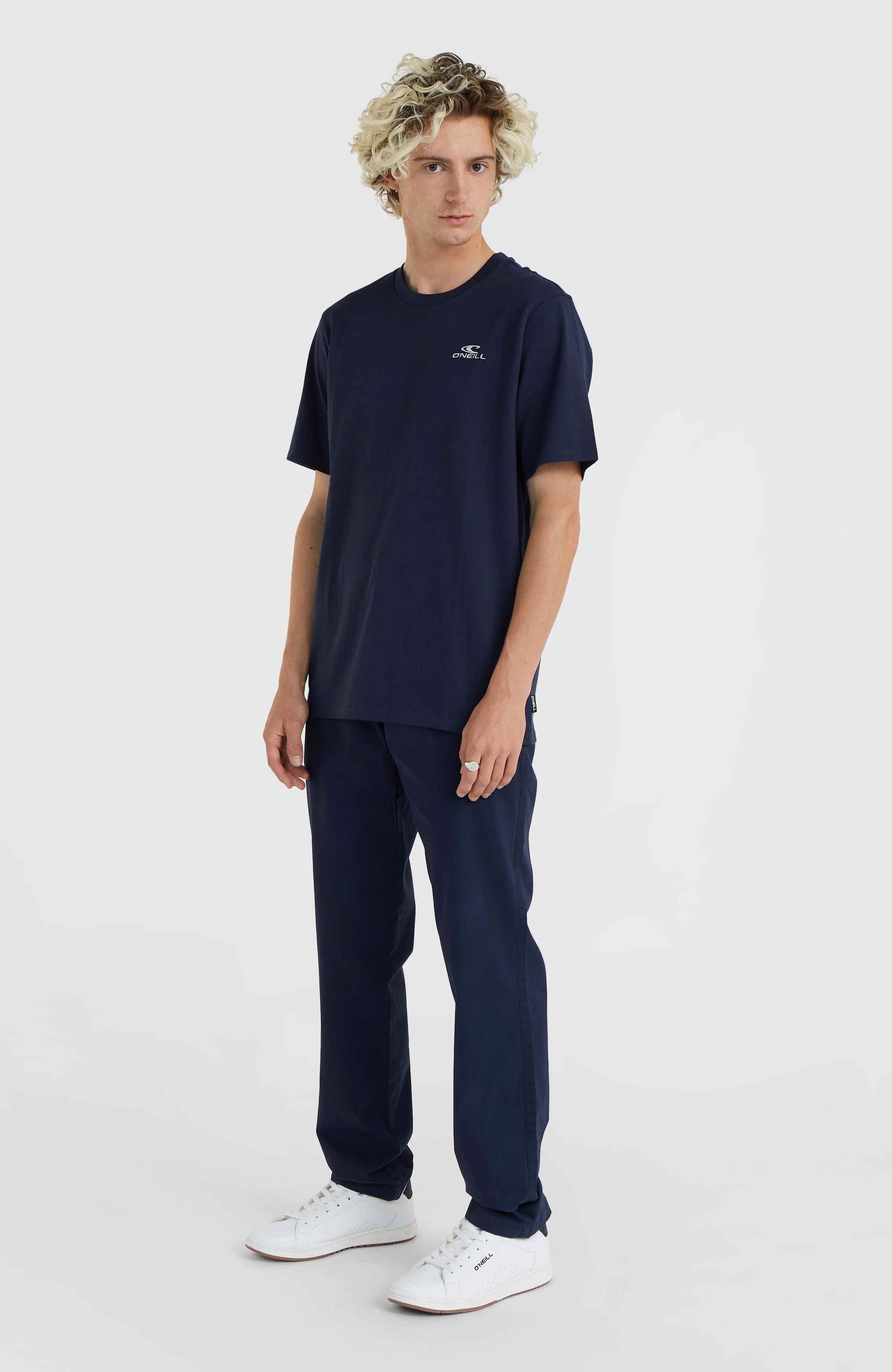 O'Neill T-Shirt O'NEILL SMALL LOGO T-SHIRT mit eingefasster Kante am Rundhalsausschnitt, Kurzarm-Design