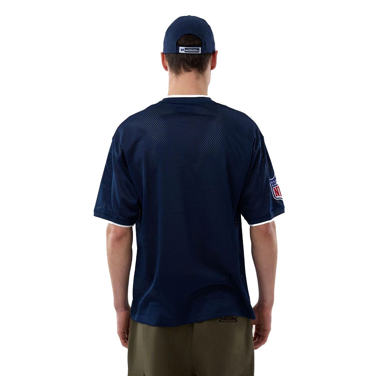 New Era T-Shirt Mesh Oversized NFL Seattle Seahawks Logo günstig online kaufen