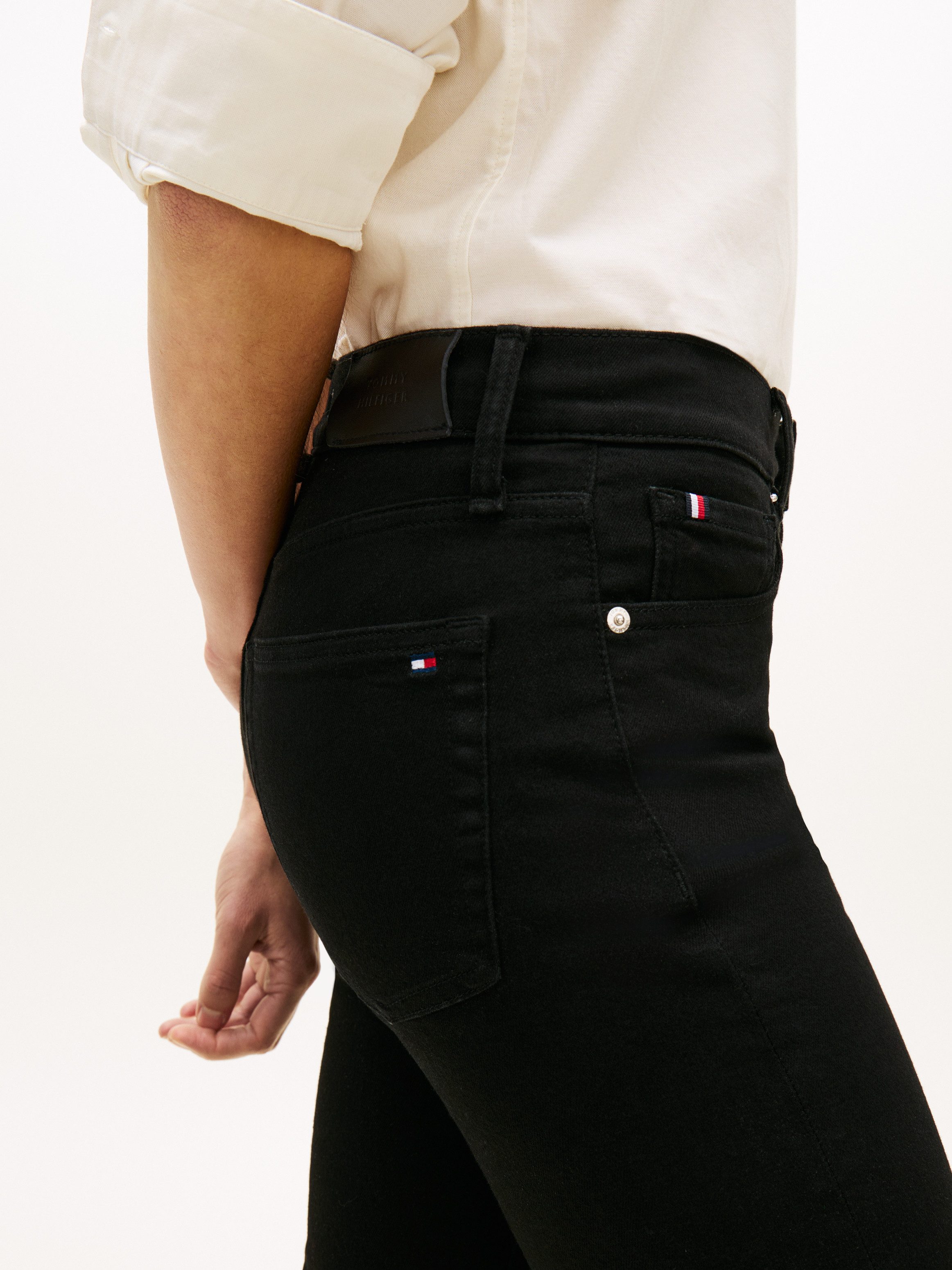 Tommy Hilfiger Bootcut-Jeans FINN FLARE RW Baumwoll-Mix mit Stretch, Mid Rise