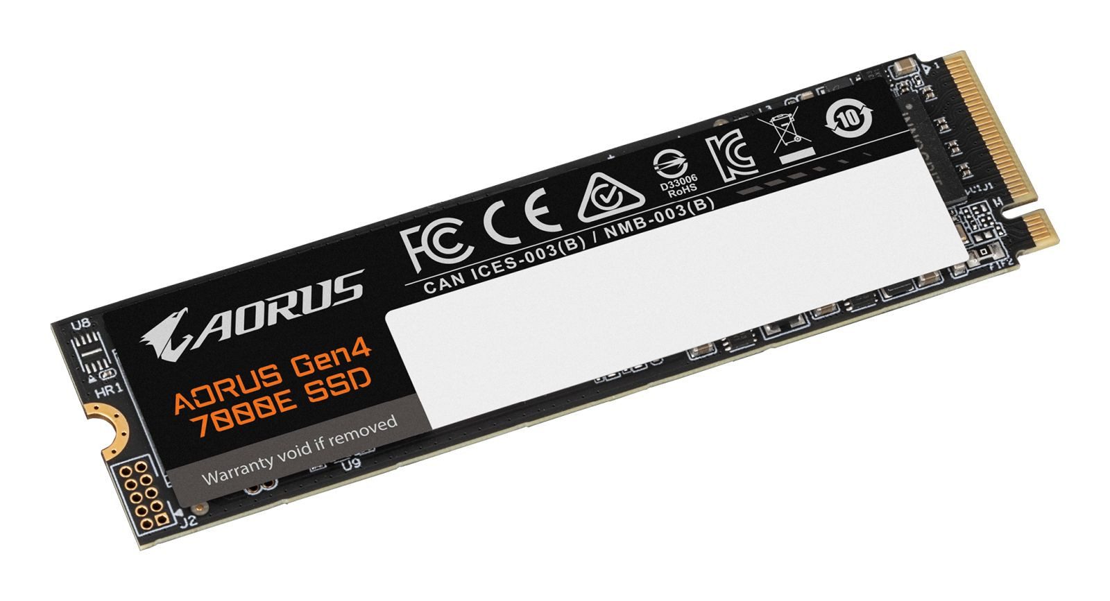 Gigabyte SSD 2TB AORUS GEN4 7000E M.2 PCI-E NVMe Gaming-Festplatte