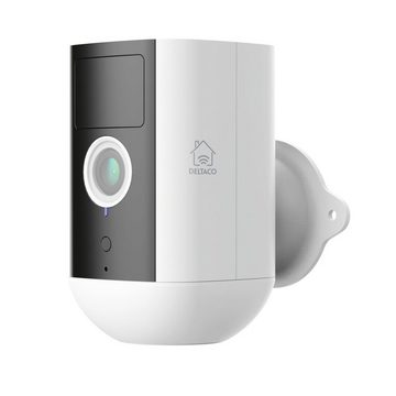 DELTACO SMART HOME WLAN Kamera Überwachungskamera 1920 x 1080 WLAN MicroSD Smart Home Kamera (Aussenbereich, IR-Nachtsicht: Bis zu 10 m, Zwei-Wege Kommunikation)