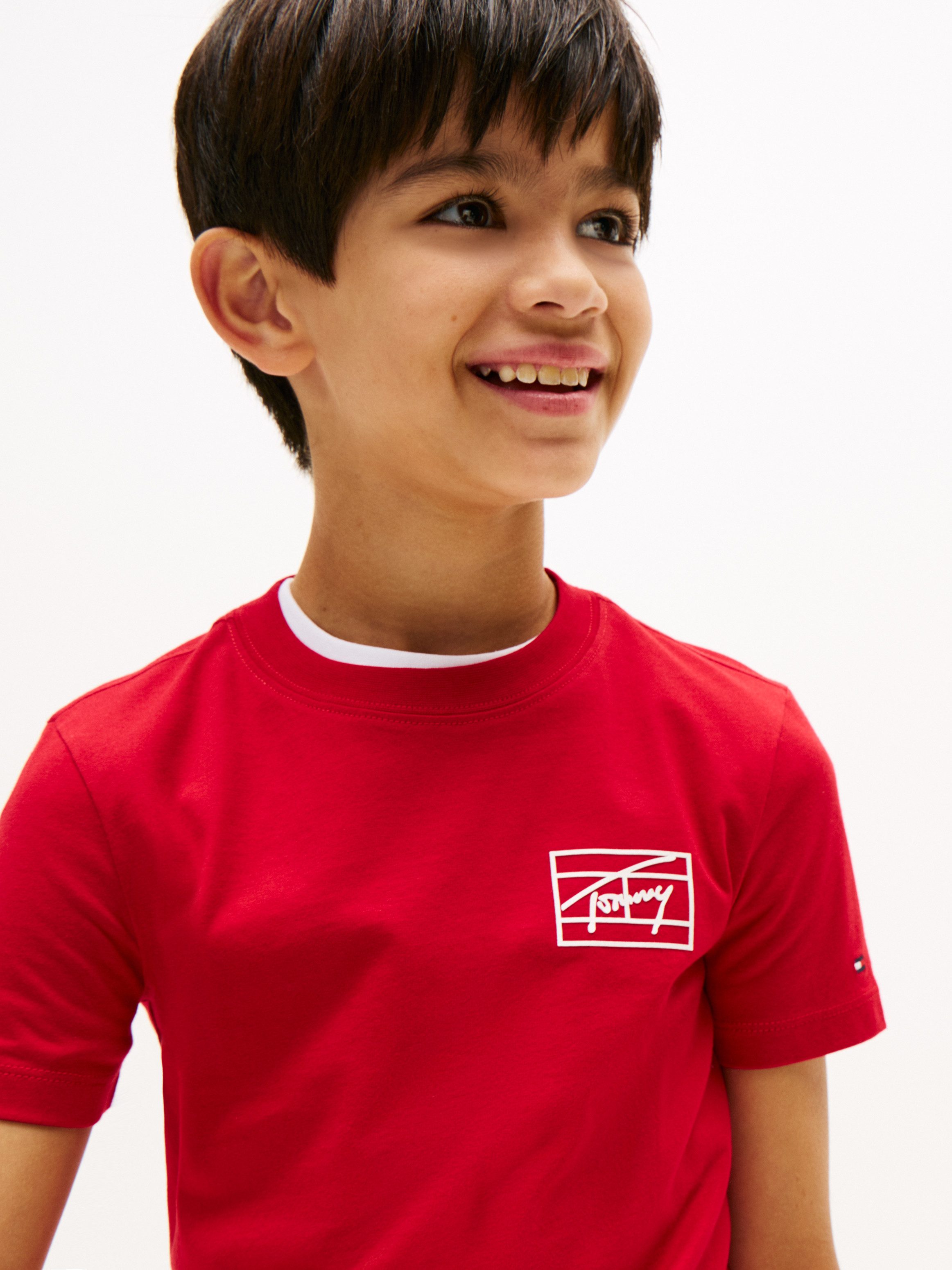 Tommy Hilfiger T-Shirt VARSITY PRINT TEE SS Kinder bis 16 Jahre
