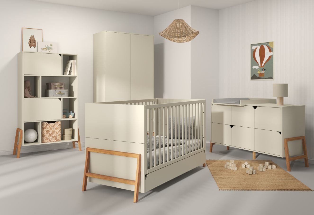 Raumhirsch Furniture Kinderregal Lotta – rustikaler Charme und klassische Eleganz