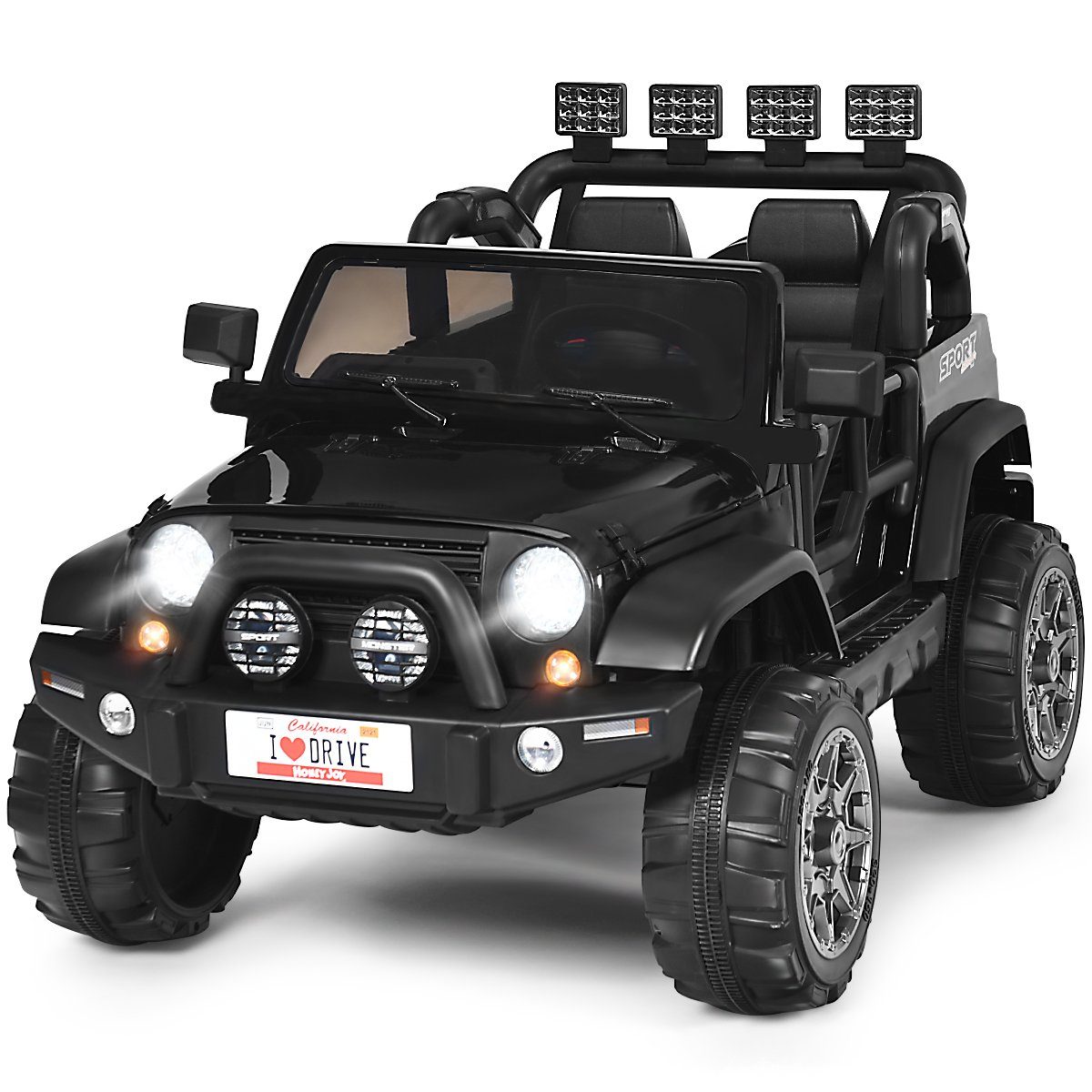 COSTWAY ElektroKinderauto »12V Jeep Elektroauto, Kinderfahrzeug«, 2,4