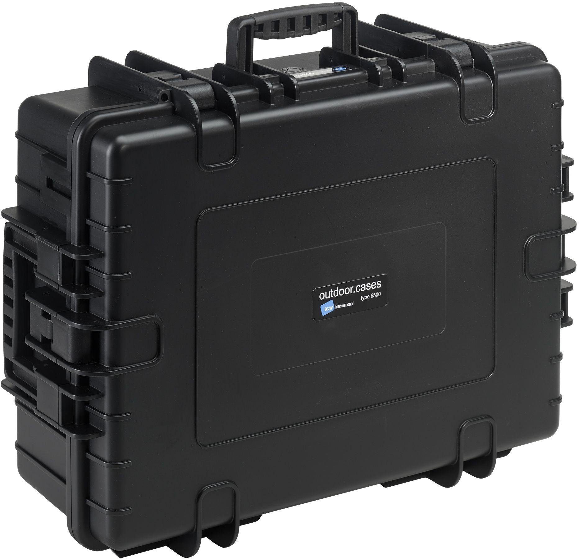 B&W International Fotorucksack B&W Case Type 6500 SI schwarz mit Schaumstoffeinsa