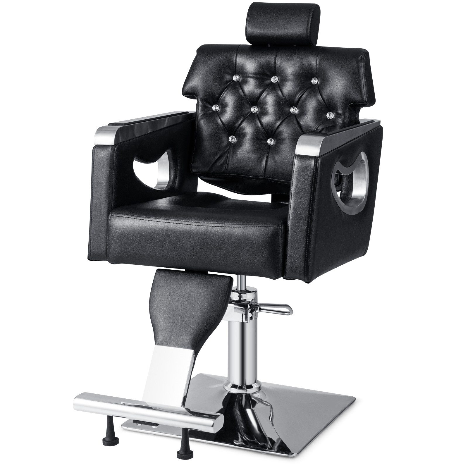 COSTWAY Stuhl, hydraulischer Friseurstuhl Friseurstuhl höhenverstellbar Barberstuhl