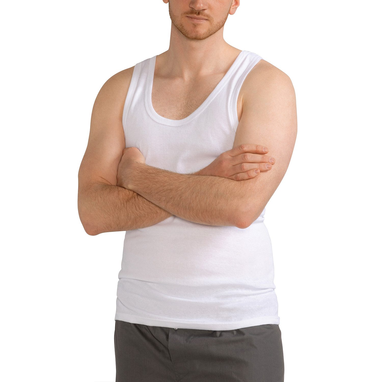 MT Achselhemd Herren Baumwoll Unterhemd Classic (6er Pack) Feinripp oder Do günstig online kaufen