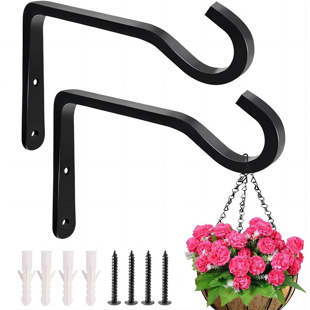 NUODWELL Wandhaken 2 Stück Pflanzenhalterung, Laternenhaken, Blumenampel Wa günstig online kaufen