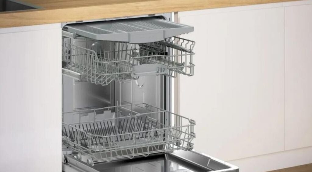 BOSCH Backofen-Set Bosch Induktion Herdset Autark + Gratis Spülmaschine Vollintegriert, mit 1-fach-Teleskopauszug