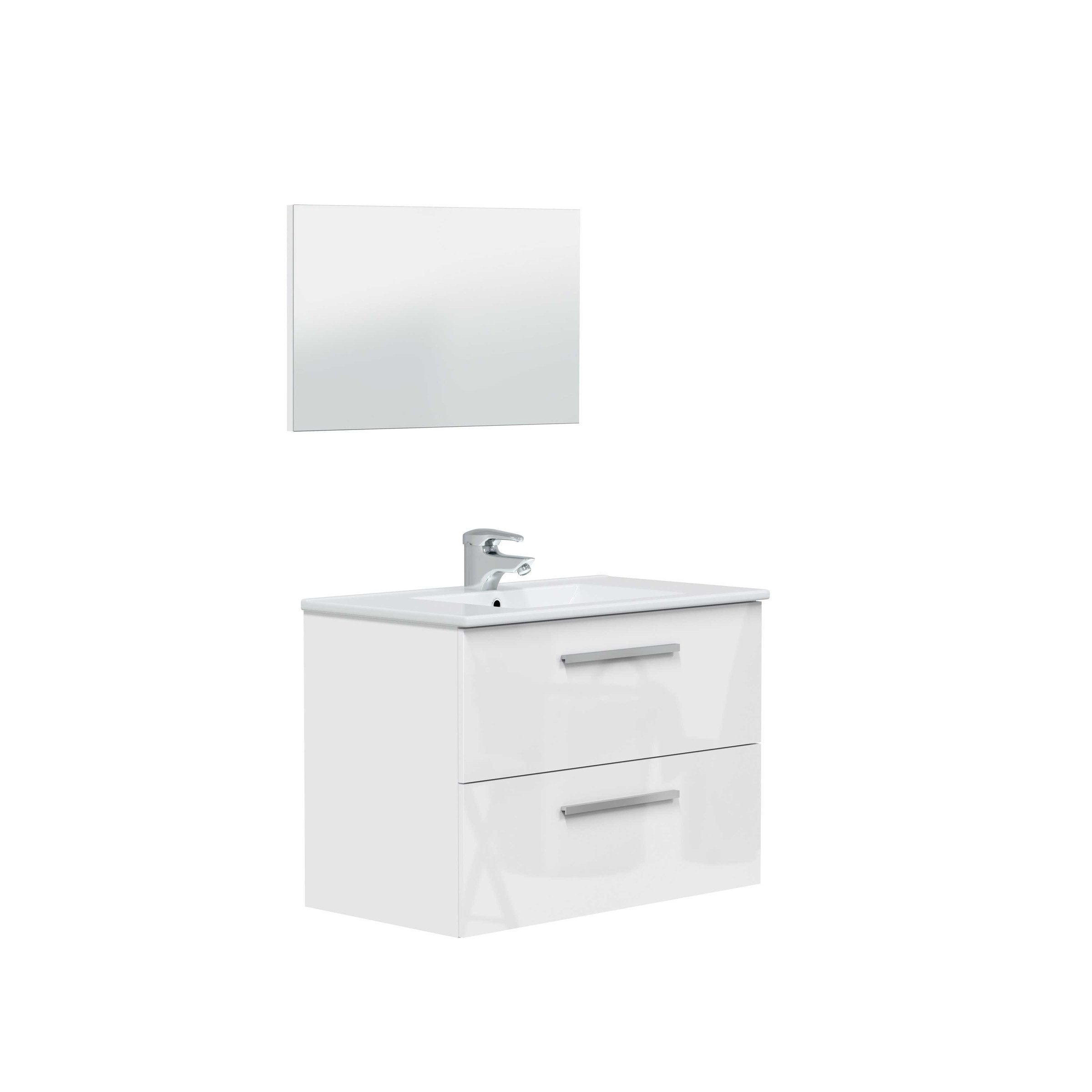 FORES HABITAT Badezimmer-Set in weiß glänzend günstig online kaufen