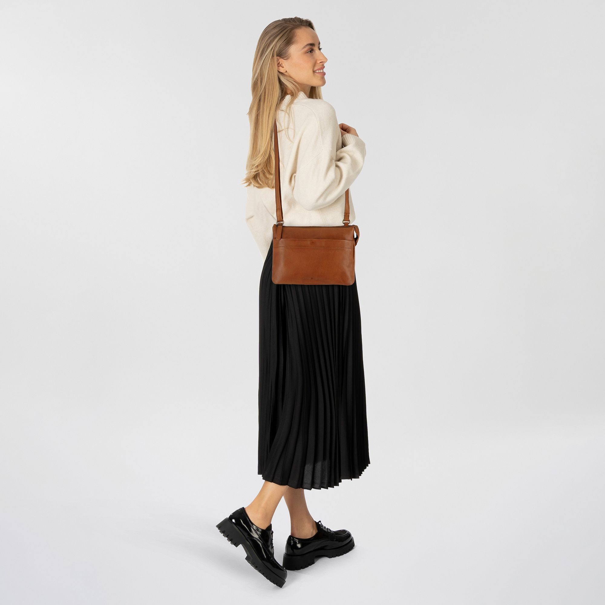 Greenburry Umhängetasche Colombiana, Leder