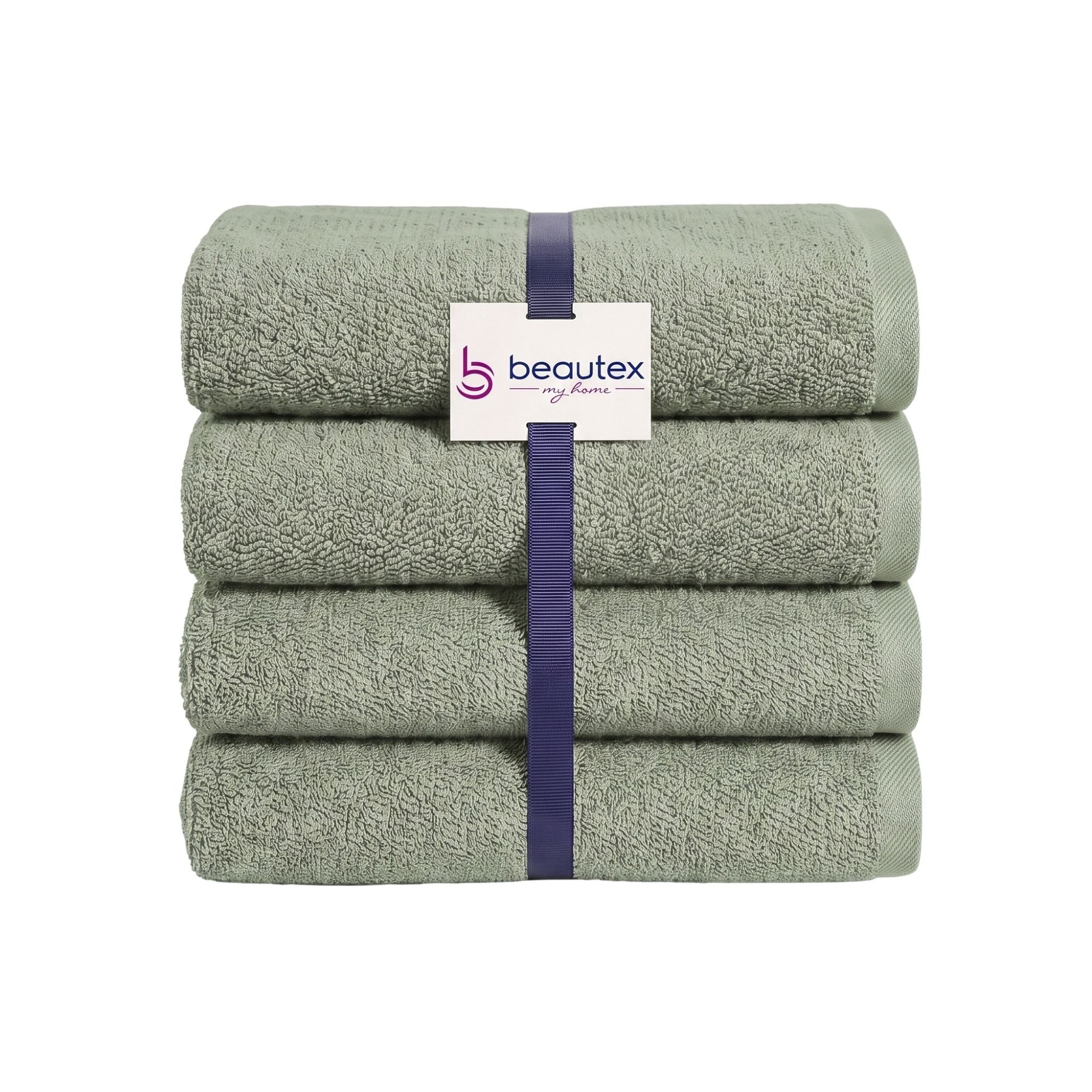 Beautex Handtuch Set, Premium Frottier Sets, 100% Baumwolle 550g/m², Multischlaufen-Optik, Frottier, saugstark, weich, flusenfrei, schnelltrocknend, schadstoffgeprüft