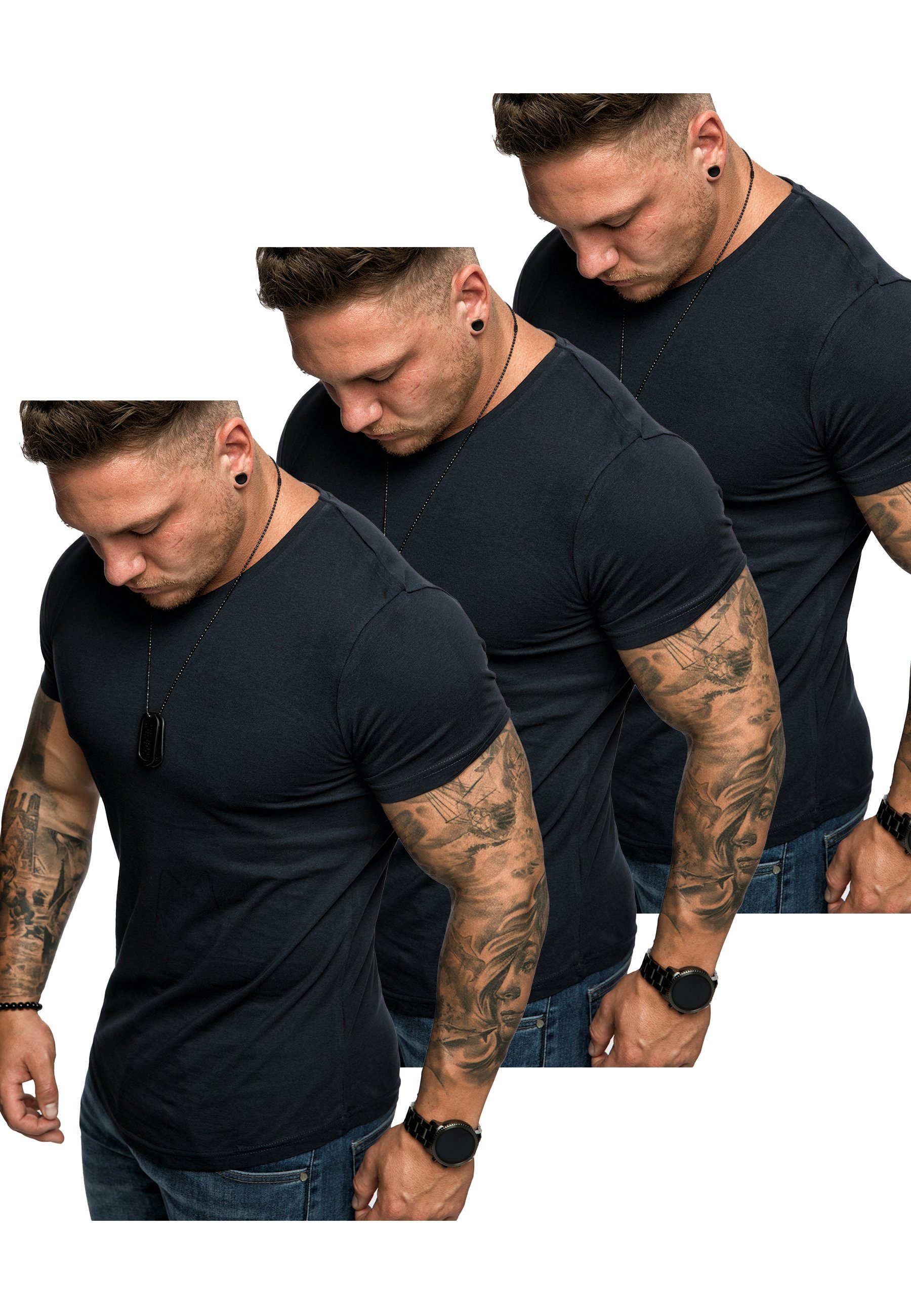 Amaci&Sons T-Shirt 3. TACOMA 3er-Pack T-Shirts günstig online kaufen