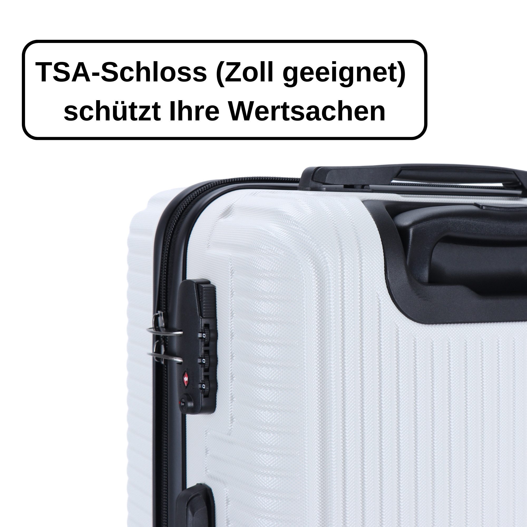 Blade Hartschalen-Trolley Erweiterbares Handgepäck - Leichter Rollkoffer aus ABS+PC