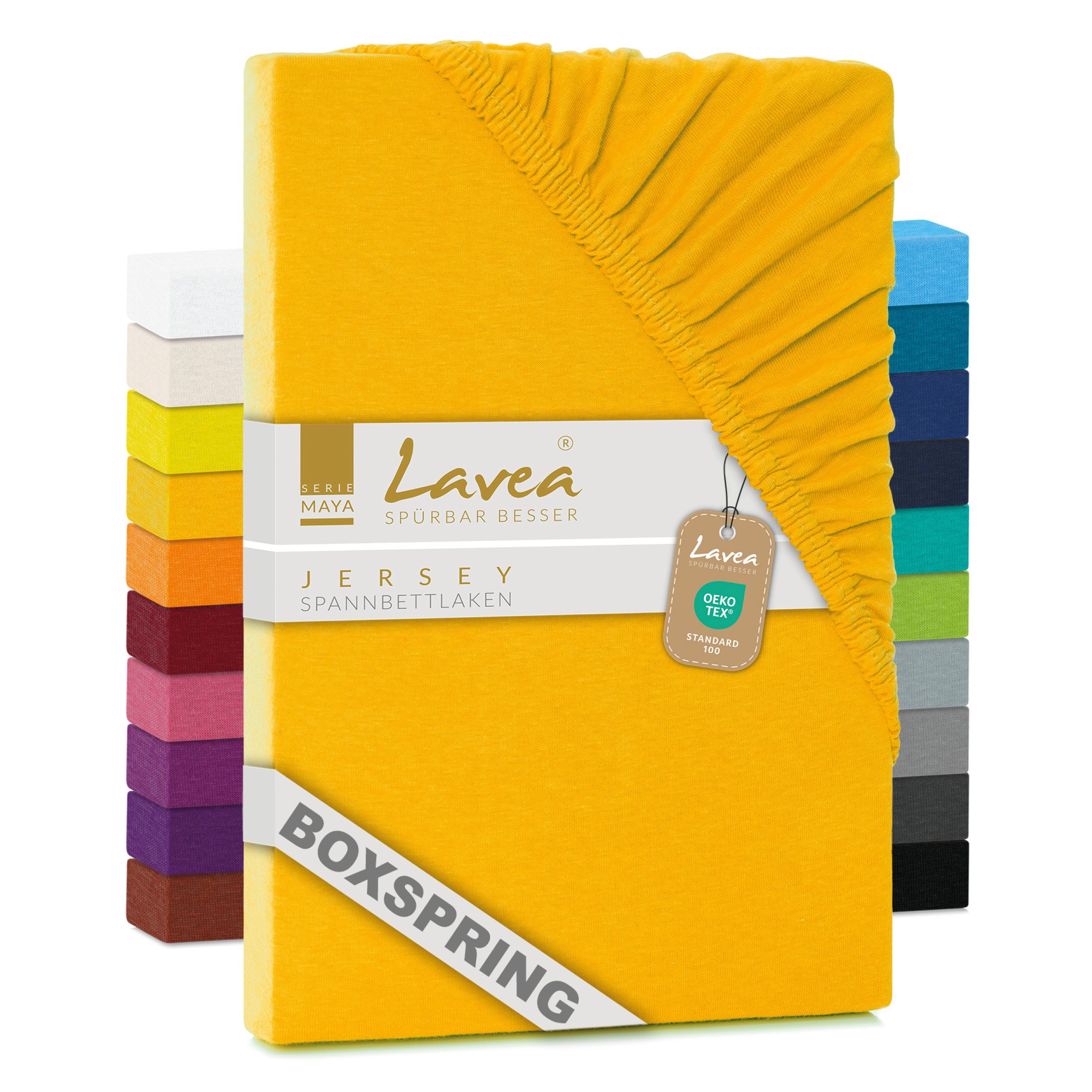 Lavea Spannbettlaken Maya, in Gr. 60x140, 90x200, 120x200, 140x200, 180x200 günstig online kaufen