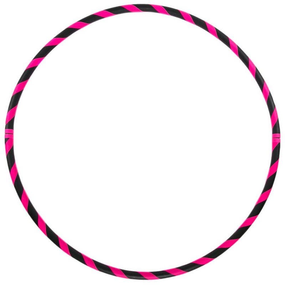 Hoopomania Hula-Hoop-Reifen Faltbarer Anfänger Hula Hoop Reifen, Neon-Pink Ø90cm